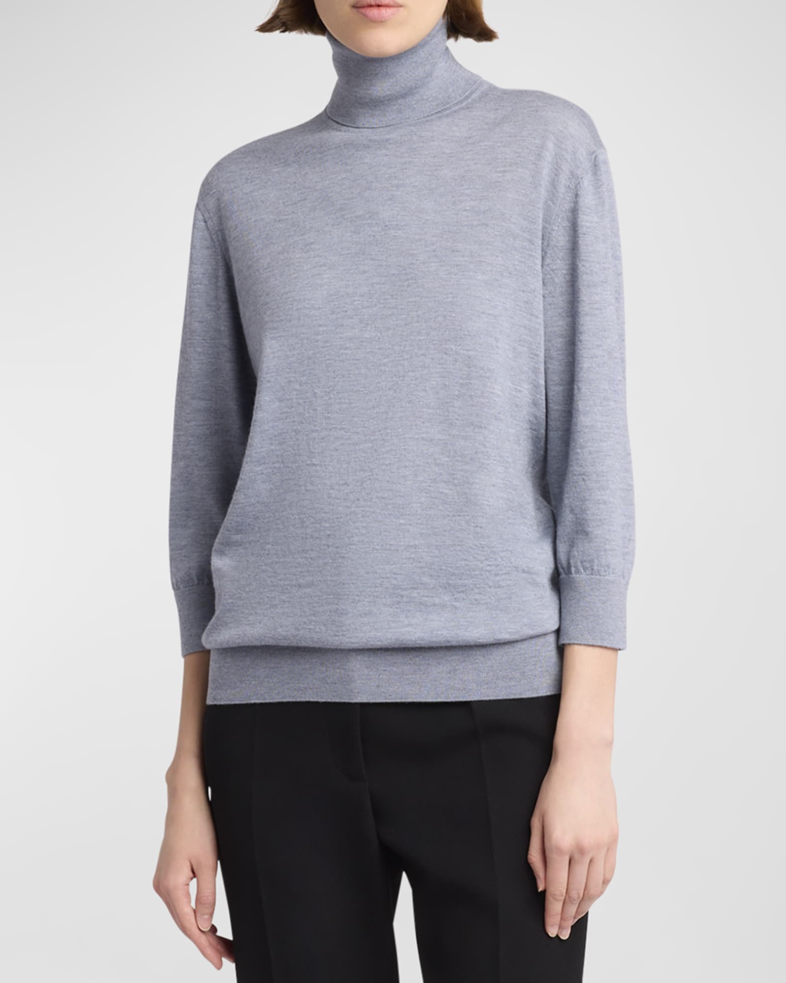 Hevos Cashmere Turtleneck Top