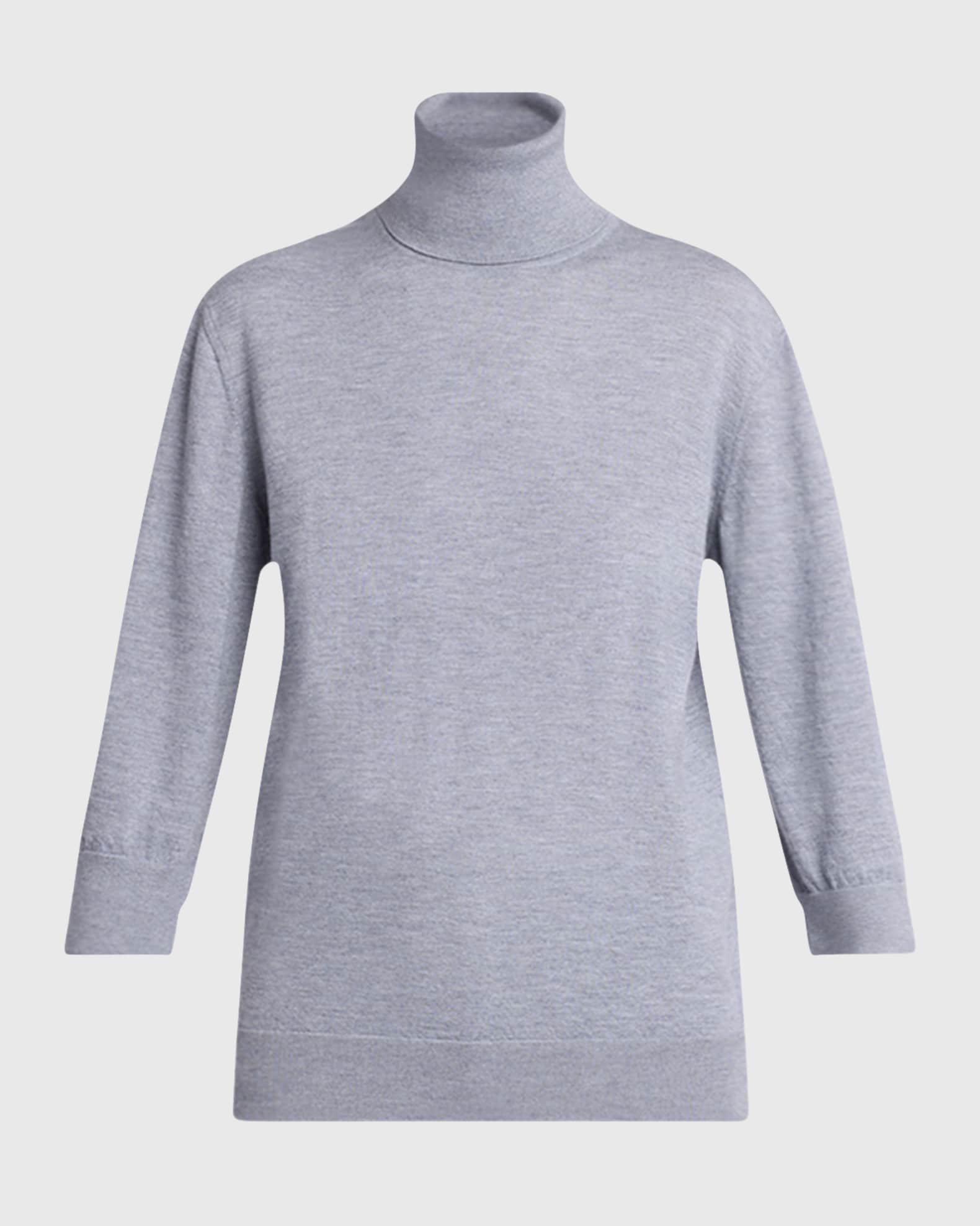 THE ROW Hevos Cashmere Turtleneck Top Neiman Marcus