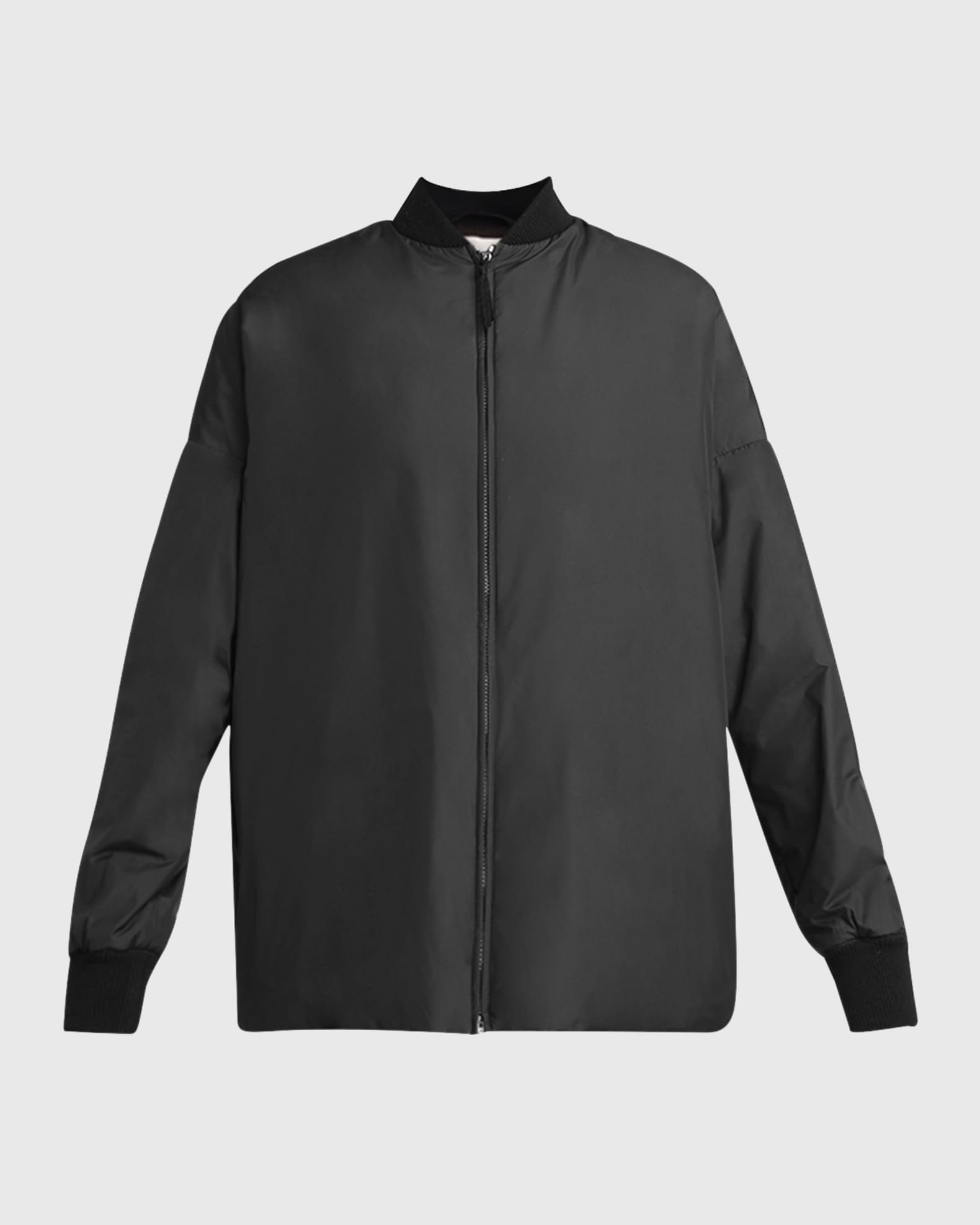 The Row Black Vito Bomber Jacket