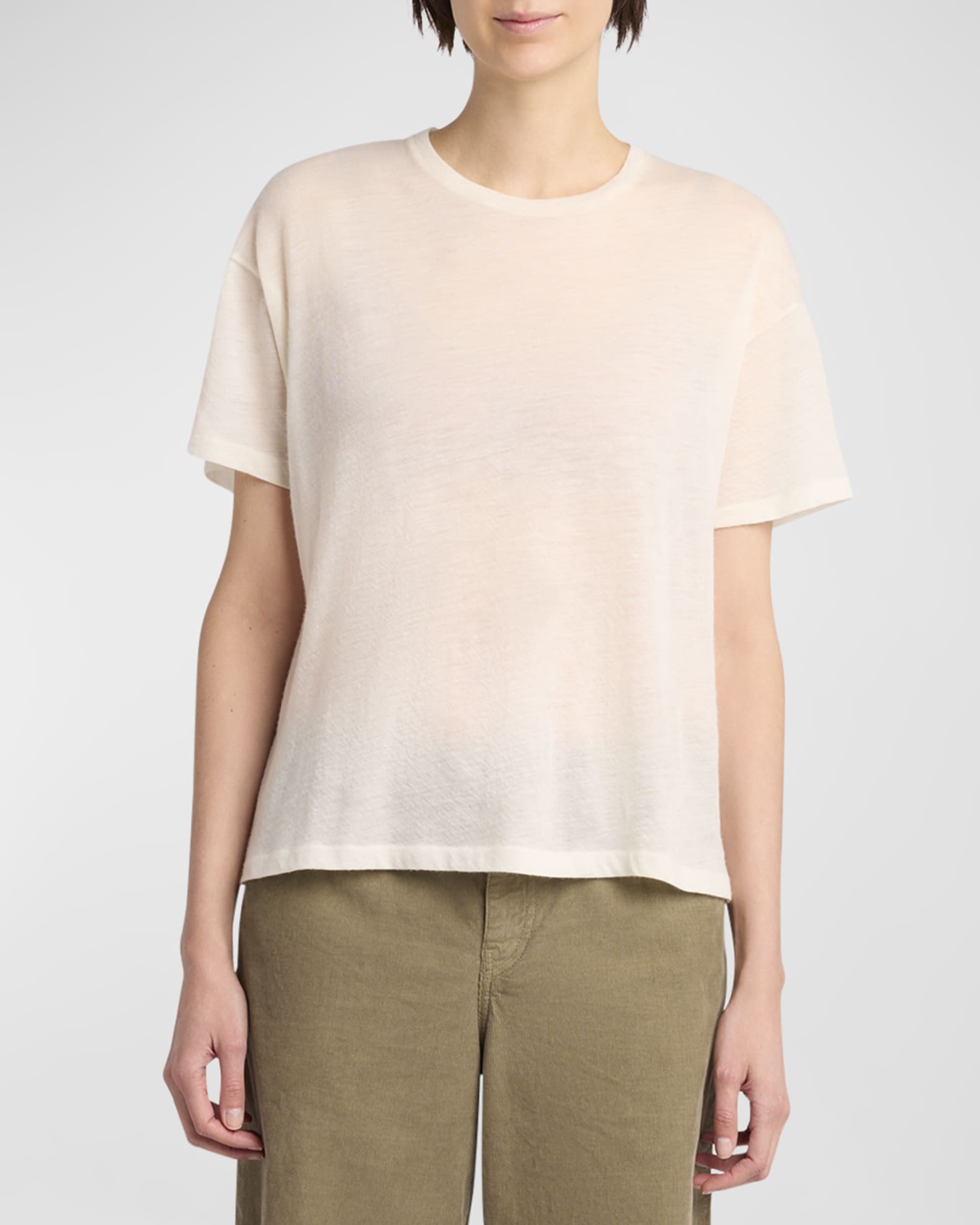 Tシャツ・カットソー THE ROW LILA CASHMERE TOP THE ROW Lila Cashmere Top | Neiman Marcus