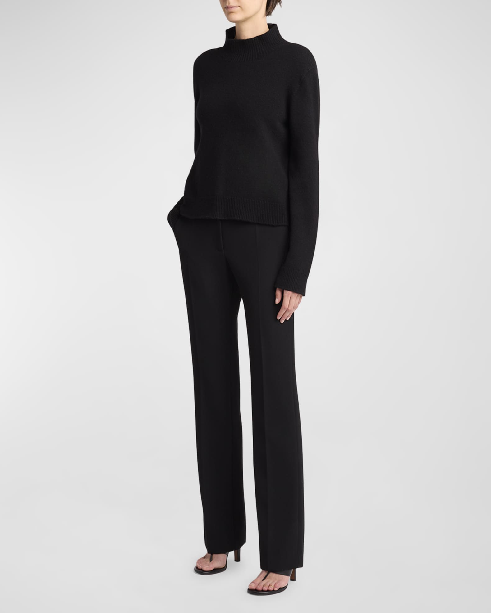 THE ROW Hensi Cashmere Turtleneck Top | Neiman Marcus THE ROW Hensi Cashmere Turtleneck Top | Neiman Marcus