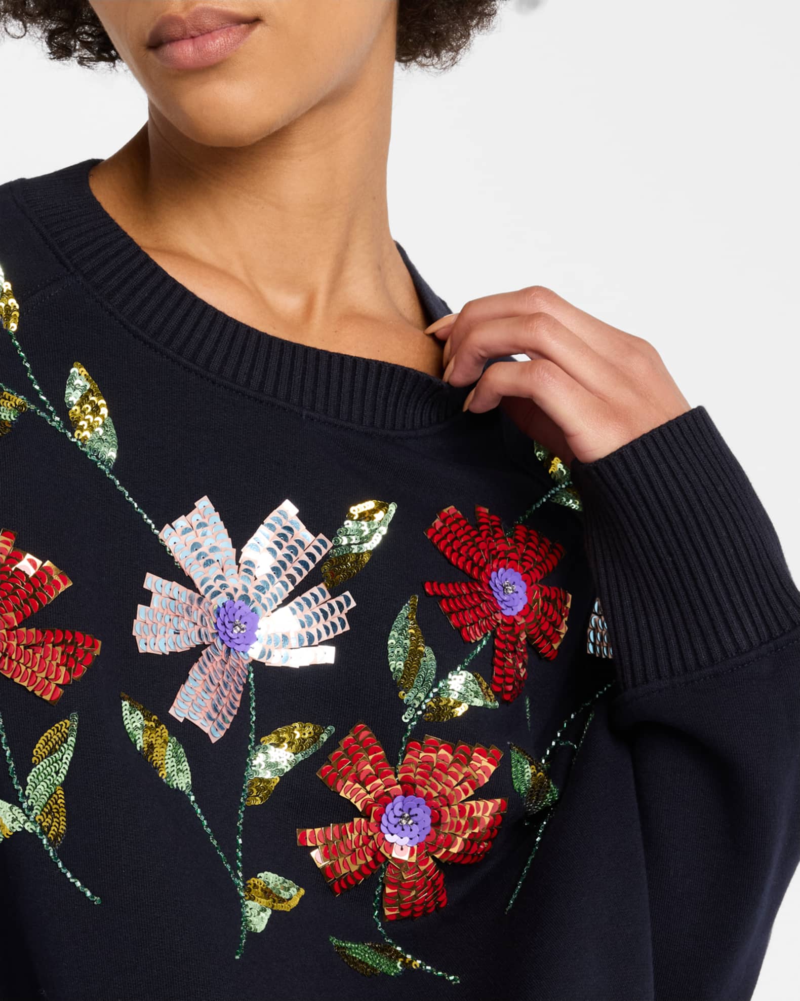 Graaf Floral Embroidered Sweatshirt