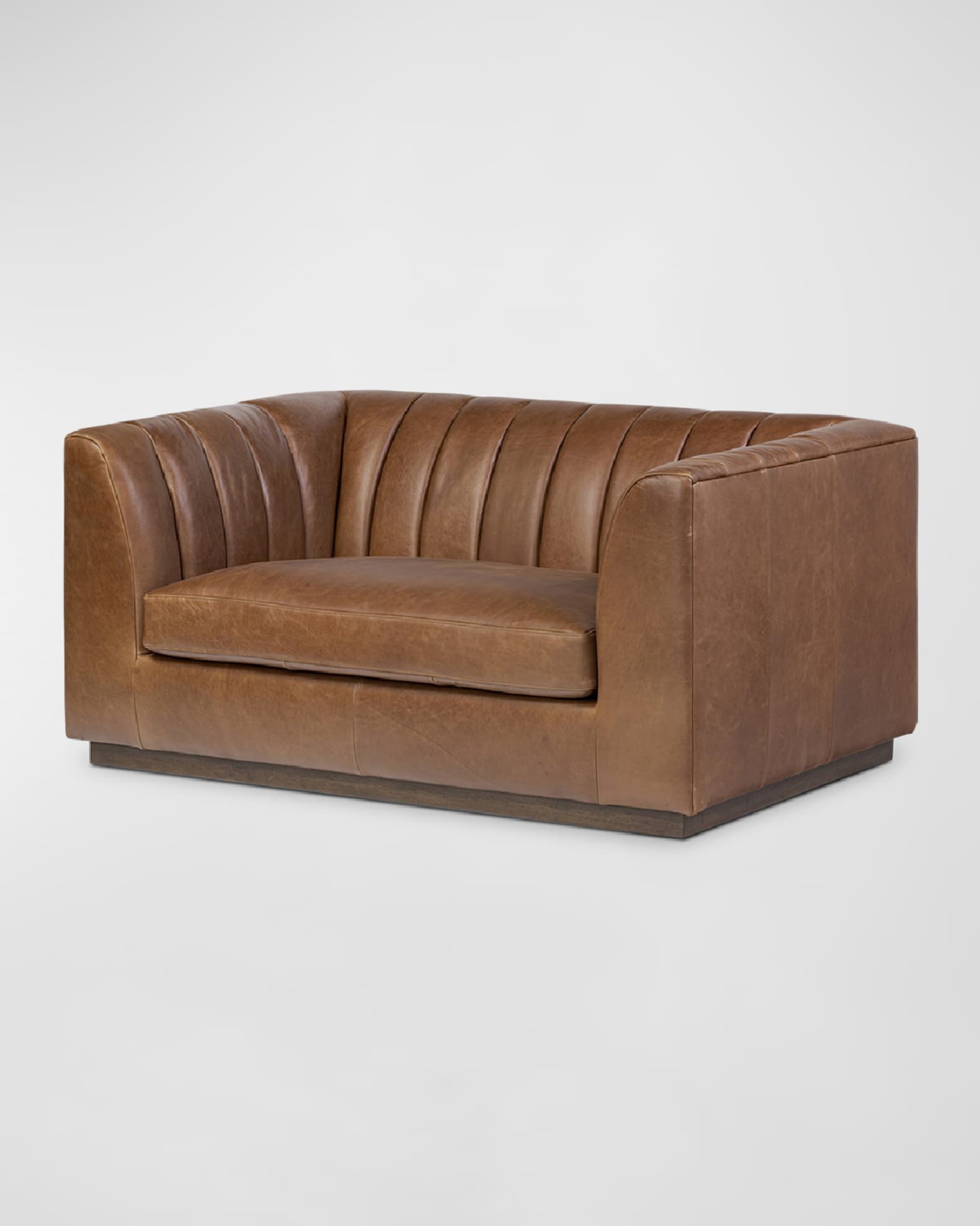 Four Hands Alec Leather Chair and a Half