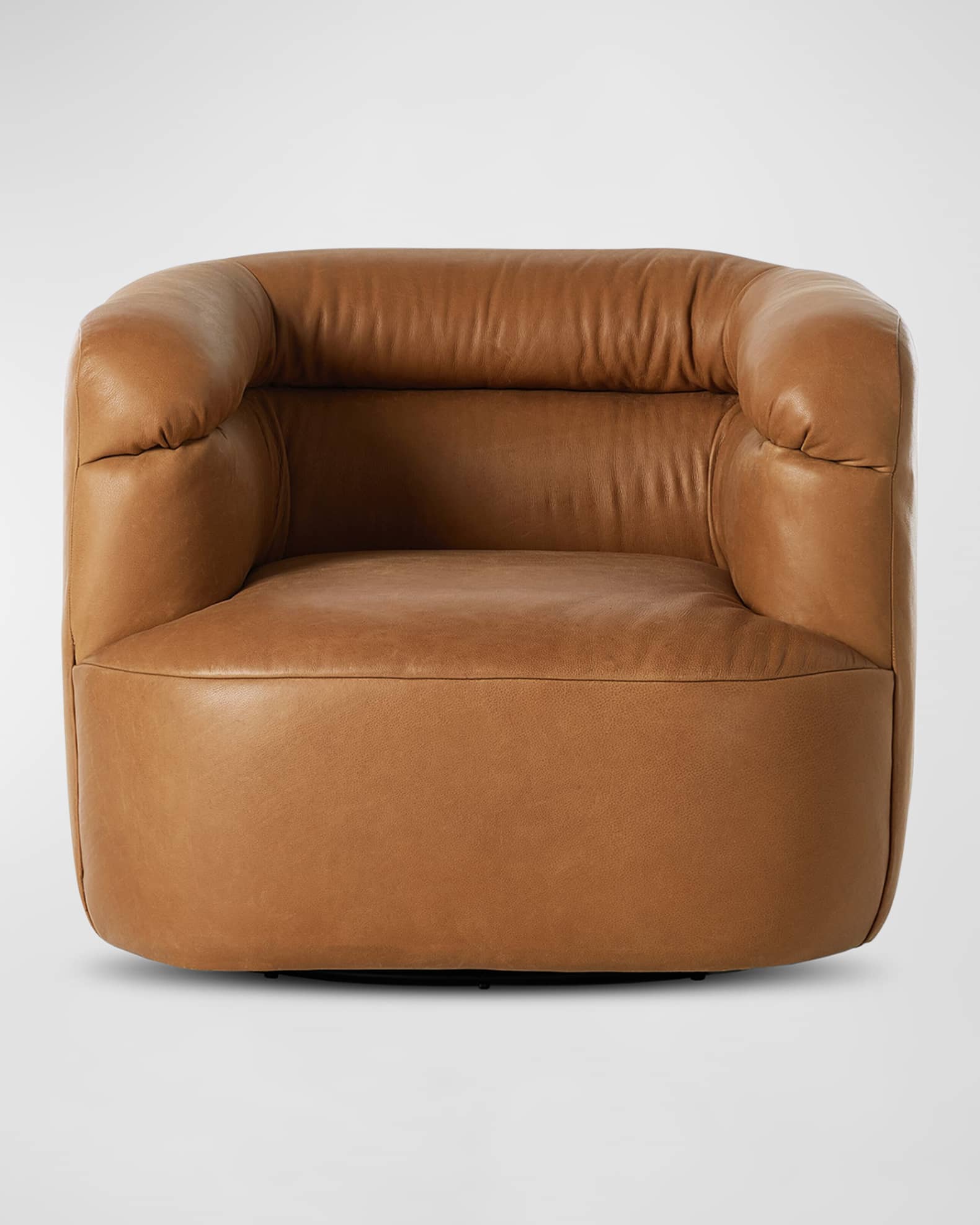 Gerrie Leather Swivel Chair 1