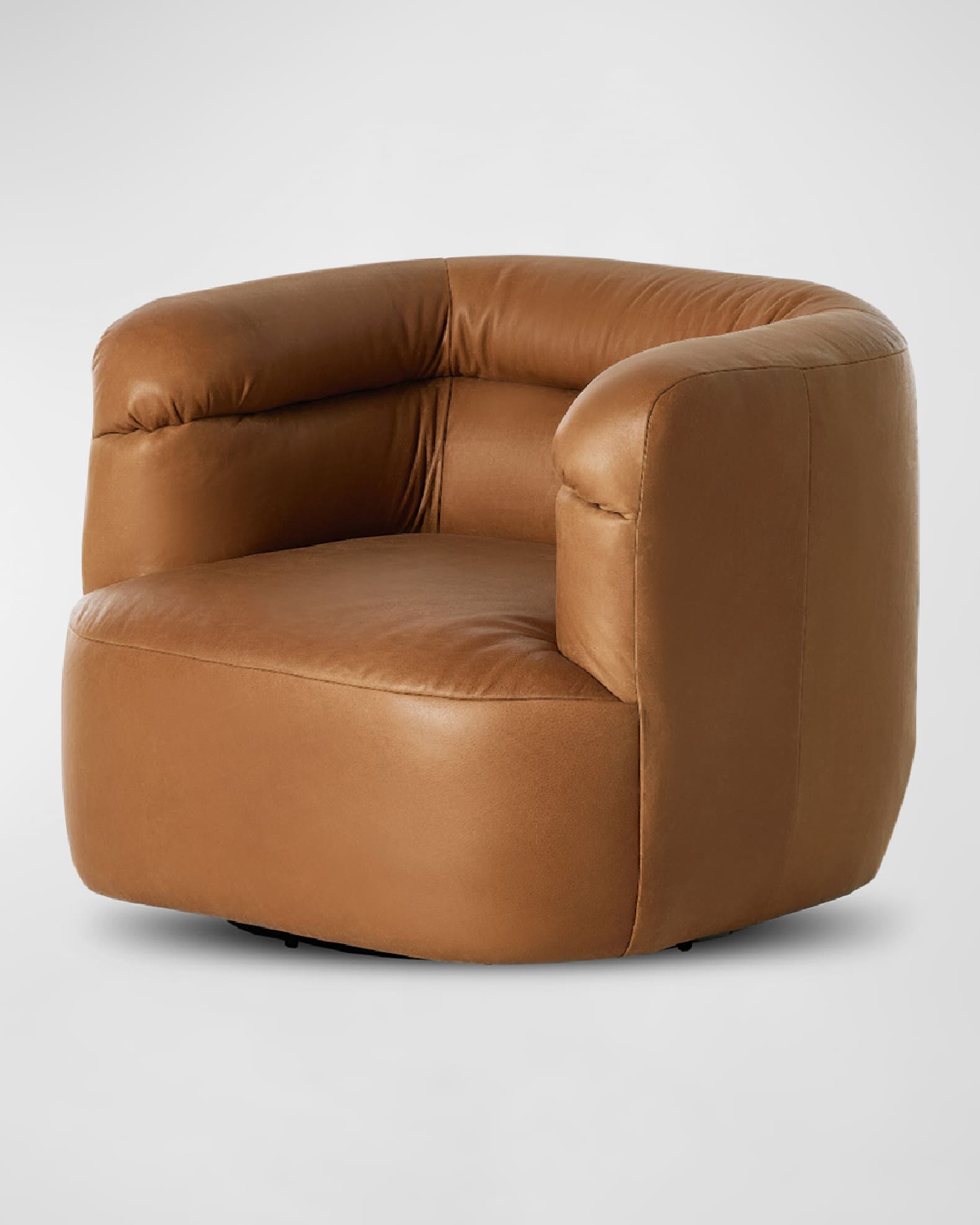 Gerrie Leather Swivel Chair 0