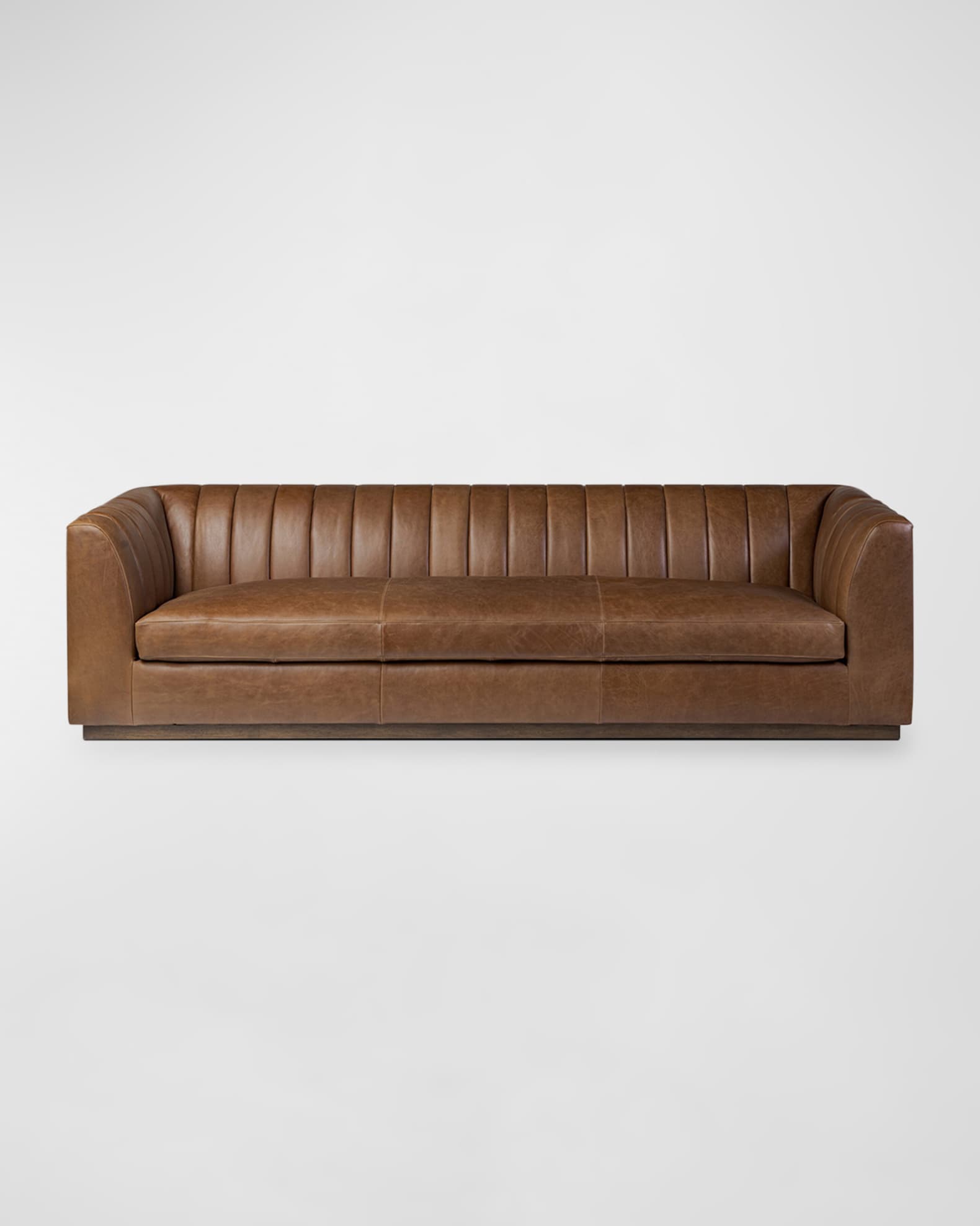 Four Hands Alec Leather Sofa, 98" | Neiman Marcus