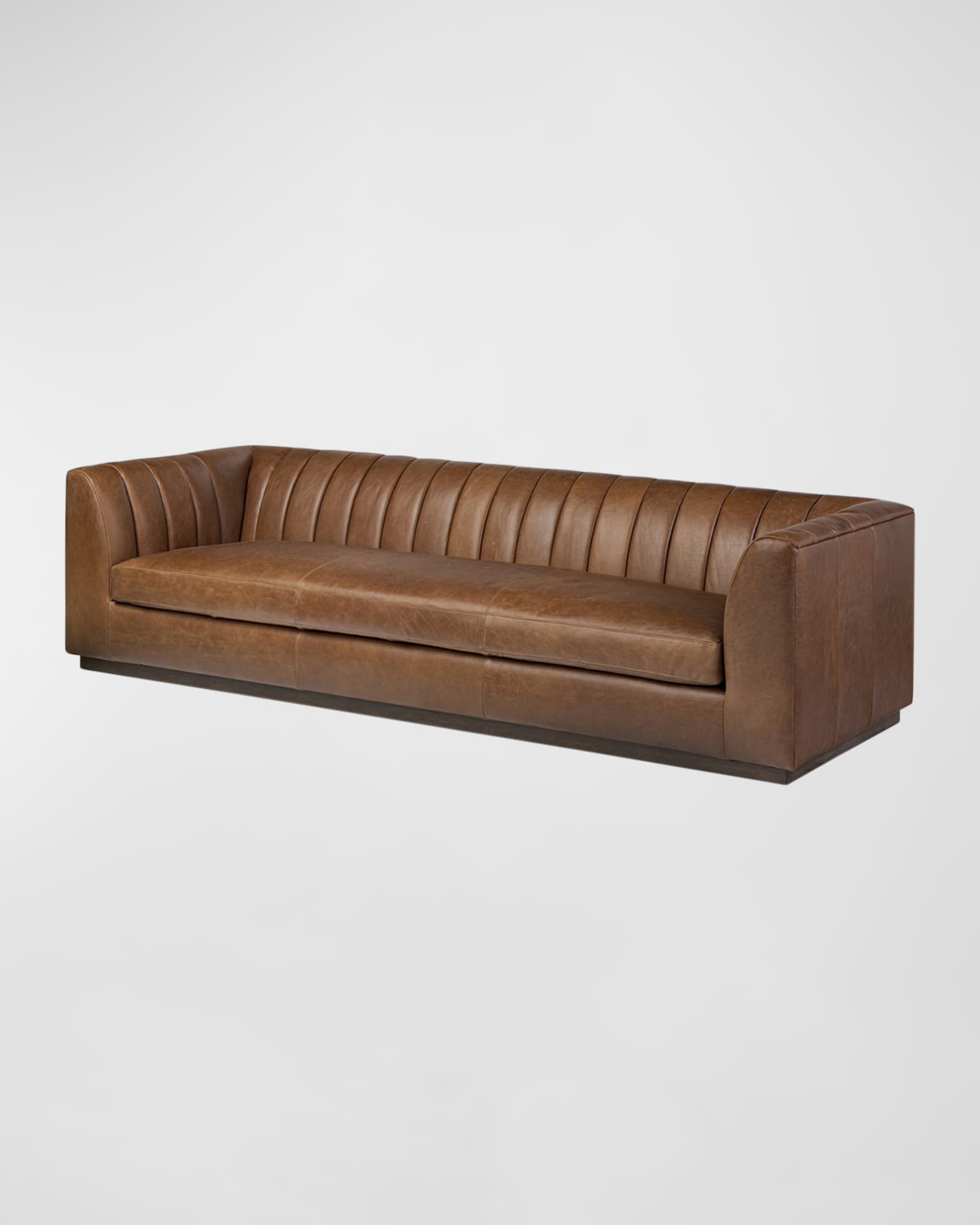 Four Hands Alec Leather Sofa, 98" | Neiman Marcus