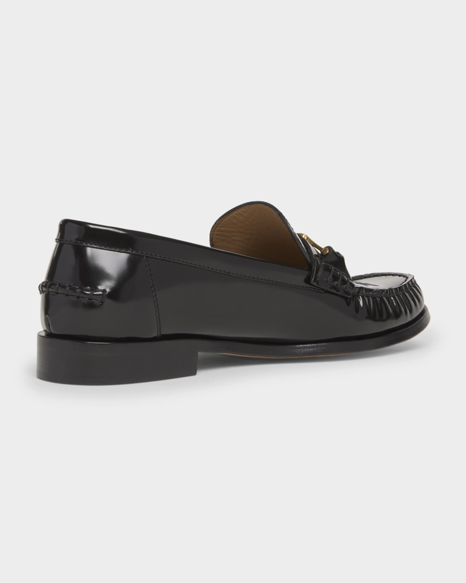 ローファー・オックスフォード FERRAGAMO Woman Loafers Black JODIE Ferragamo Jodie Leather Gancio Loafers | Neiman Marcus