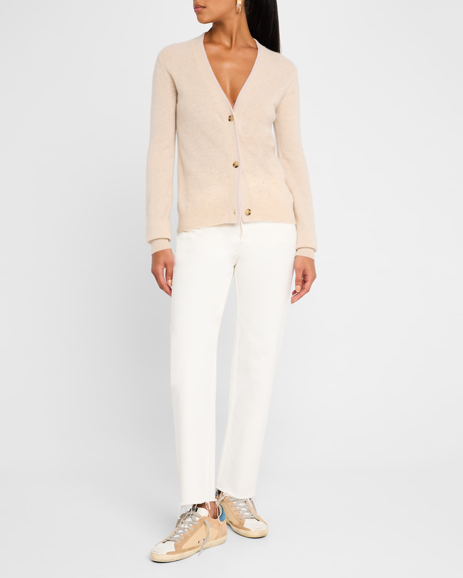 Atm cashmere open cardigan deals