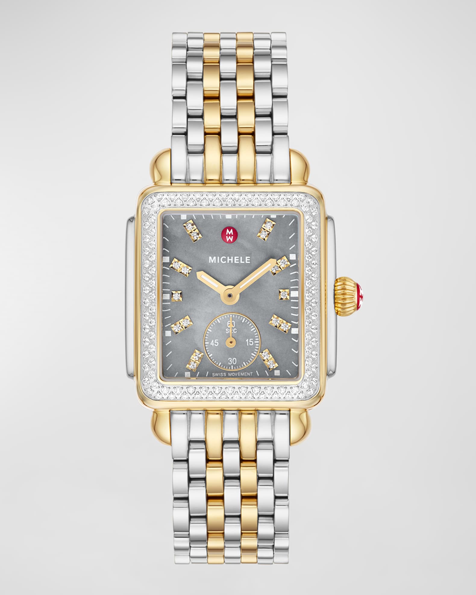 Michele mother of pearl watch clearance