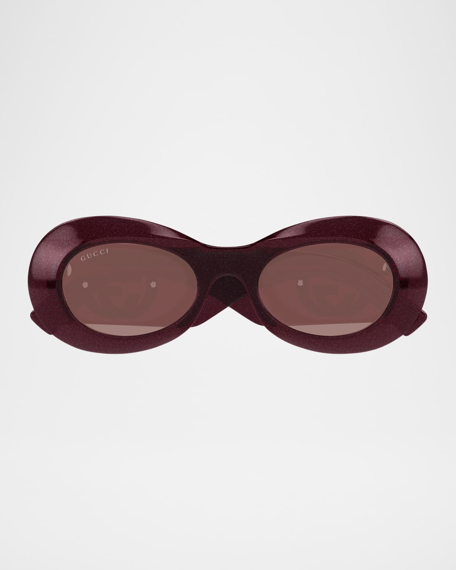小物 GUCCI frame Interlocking G sunglasses Interlocking G Plastic Oval Sunglasses | Neiman Marcus