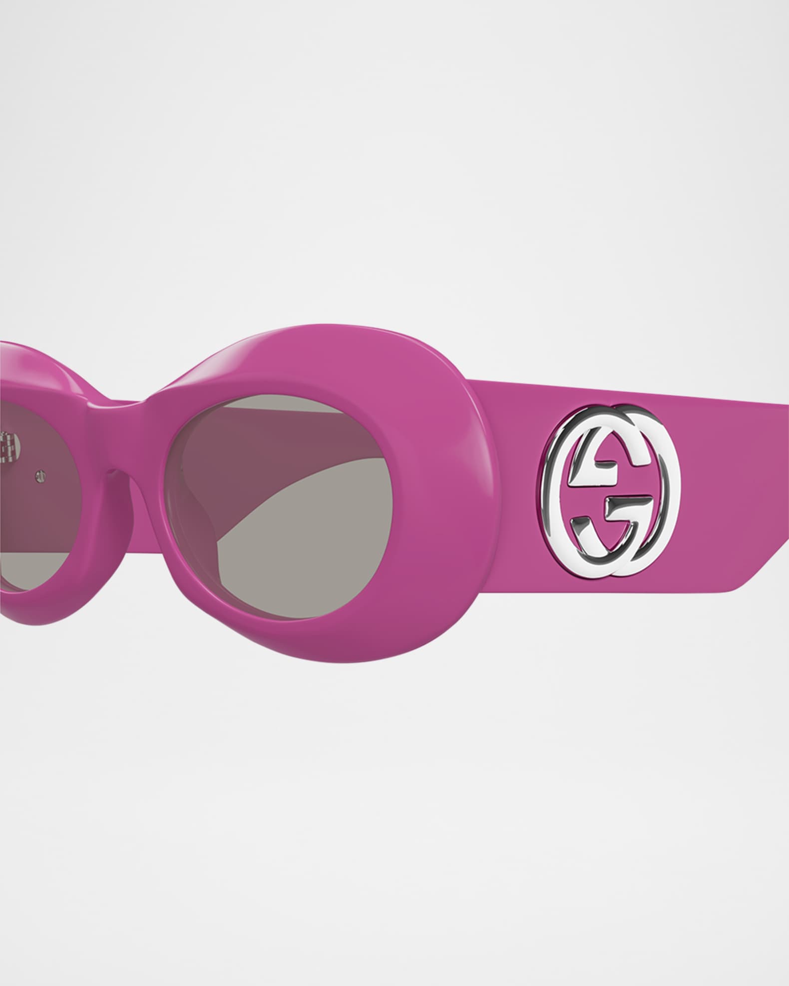 Interlocking G Plastic Oval Sunglasses 1