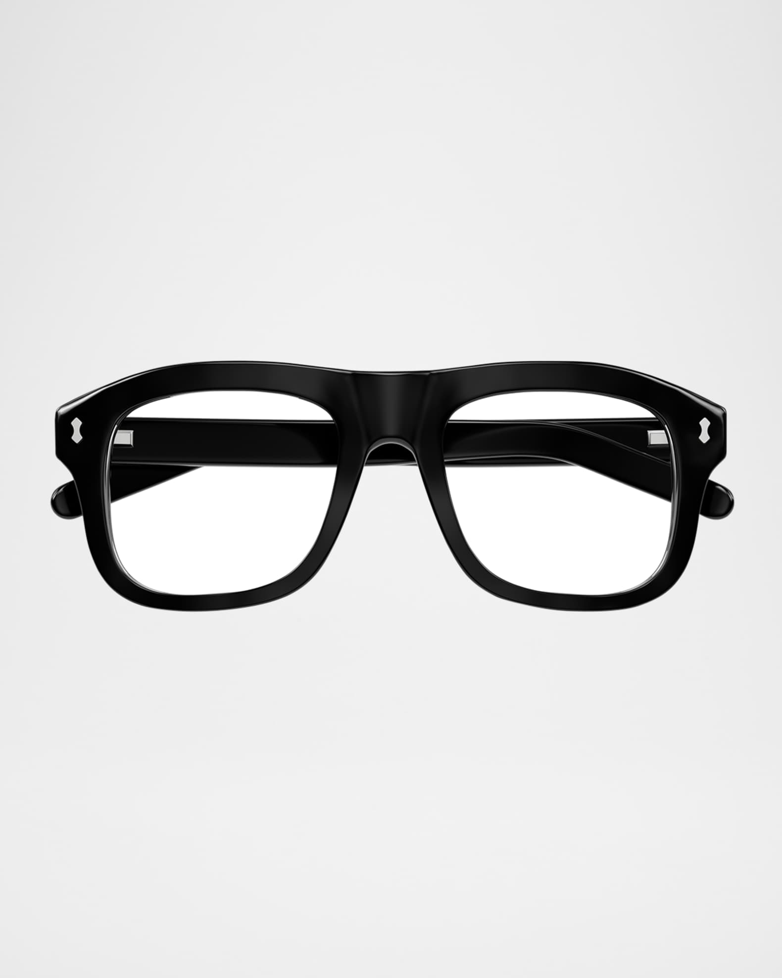 Gucci Men's Acetate Square Optical Frames with Magnetic