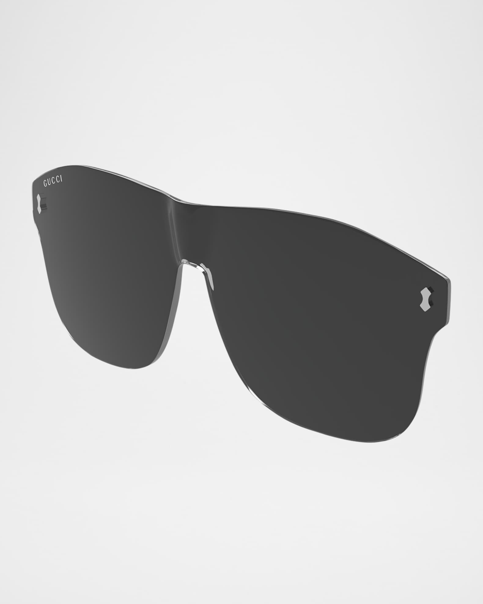 Men's Acetate Square Optical Frames with Magnetic Sunglasses Clips