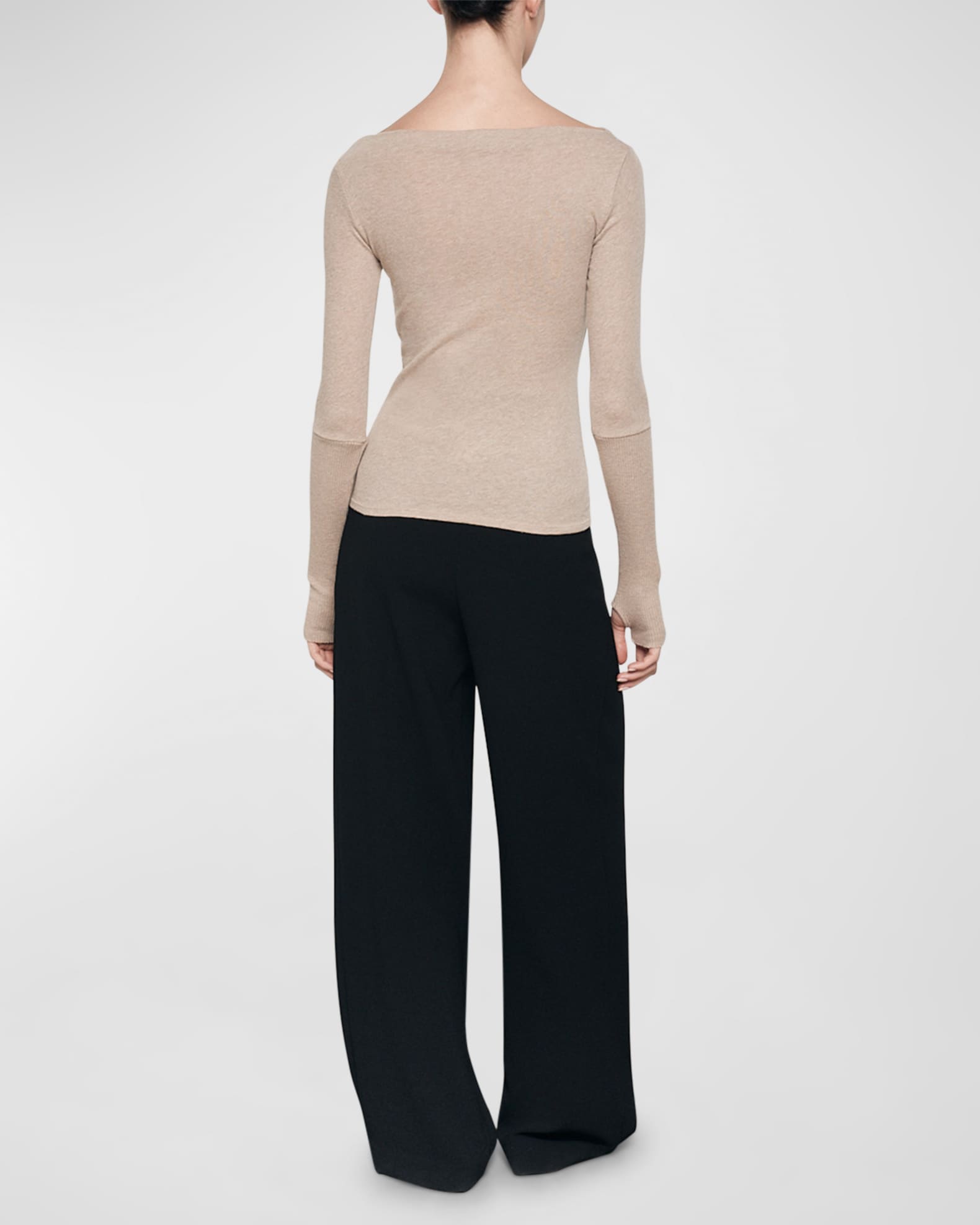 Cashmere Long-Sleeve Top 1