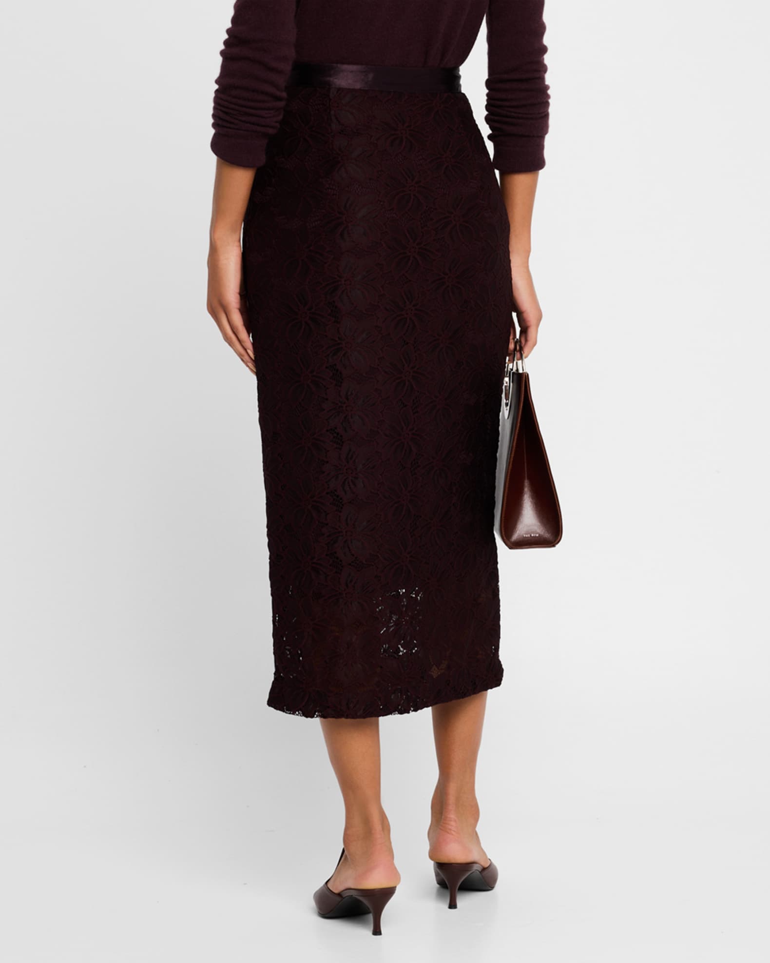 Derek Lam 10 Crosby Marjorie Floral Lace Pencil Skirt Neiman Marcus