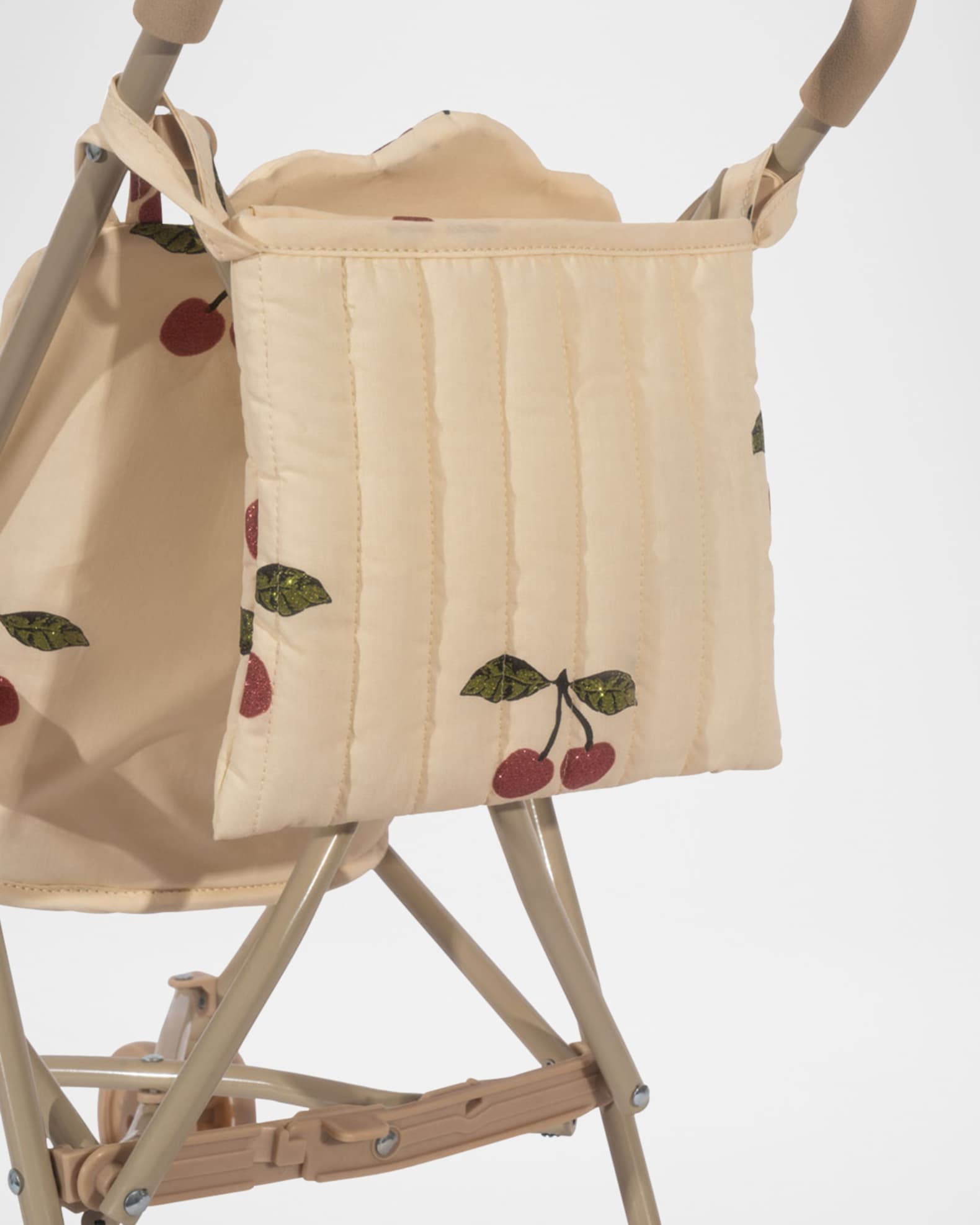 Floral-Print Doll Stroller 1