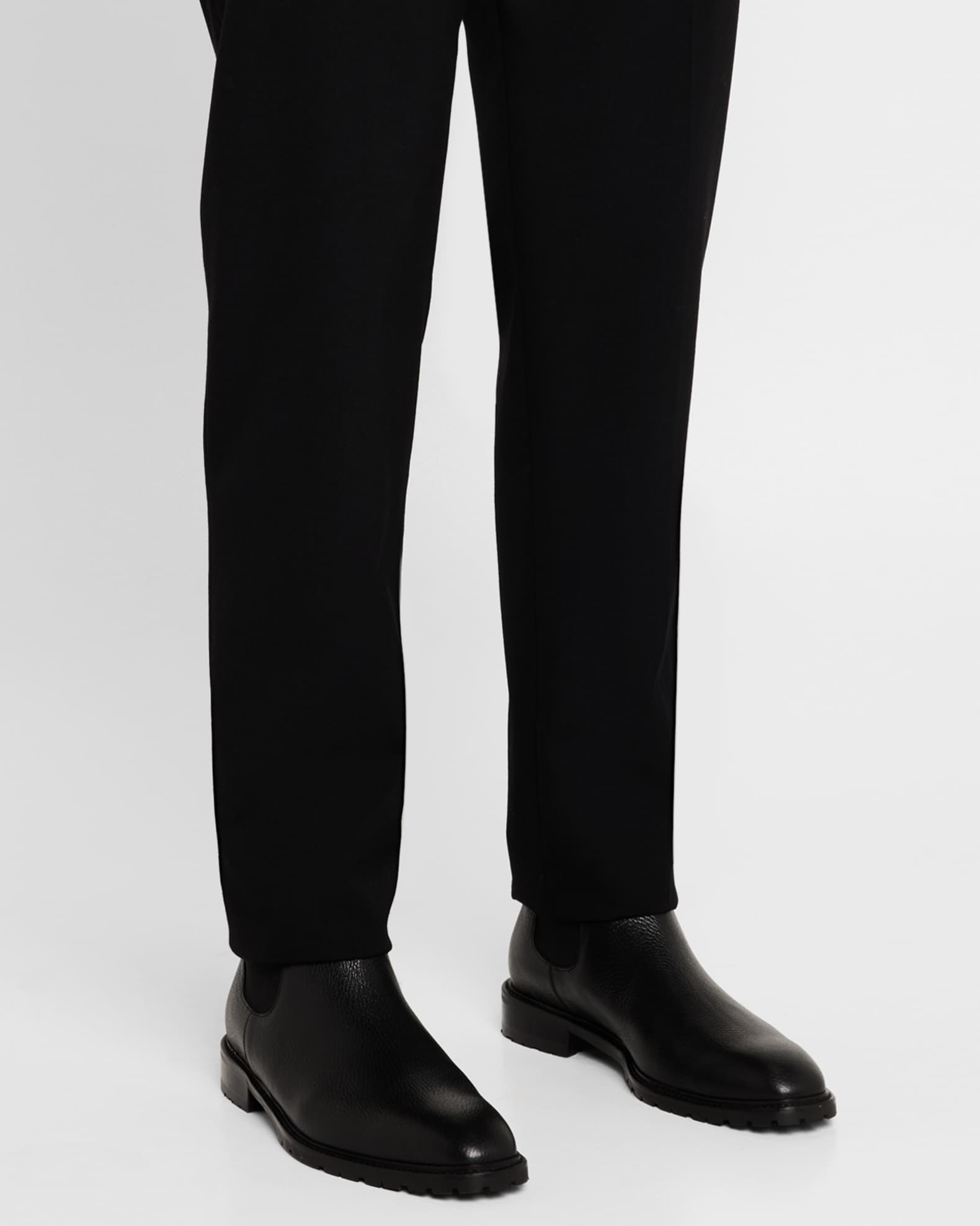 【即納】 Men's Blahnik Manolo Brompton Neiman | Boots Chelsea Leather 靴