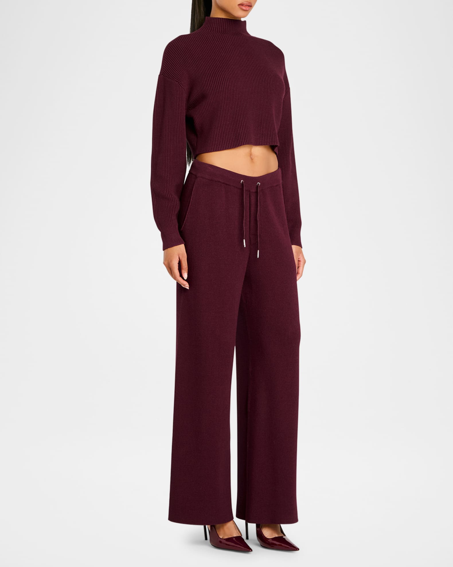 Camilla Knit Drawstring Sweatpants 1