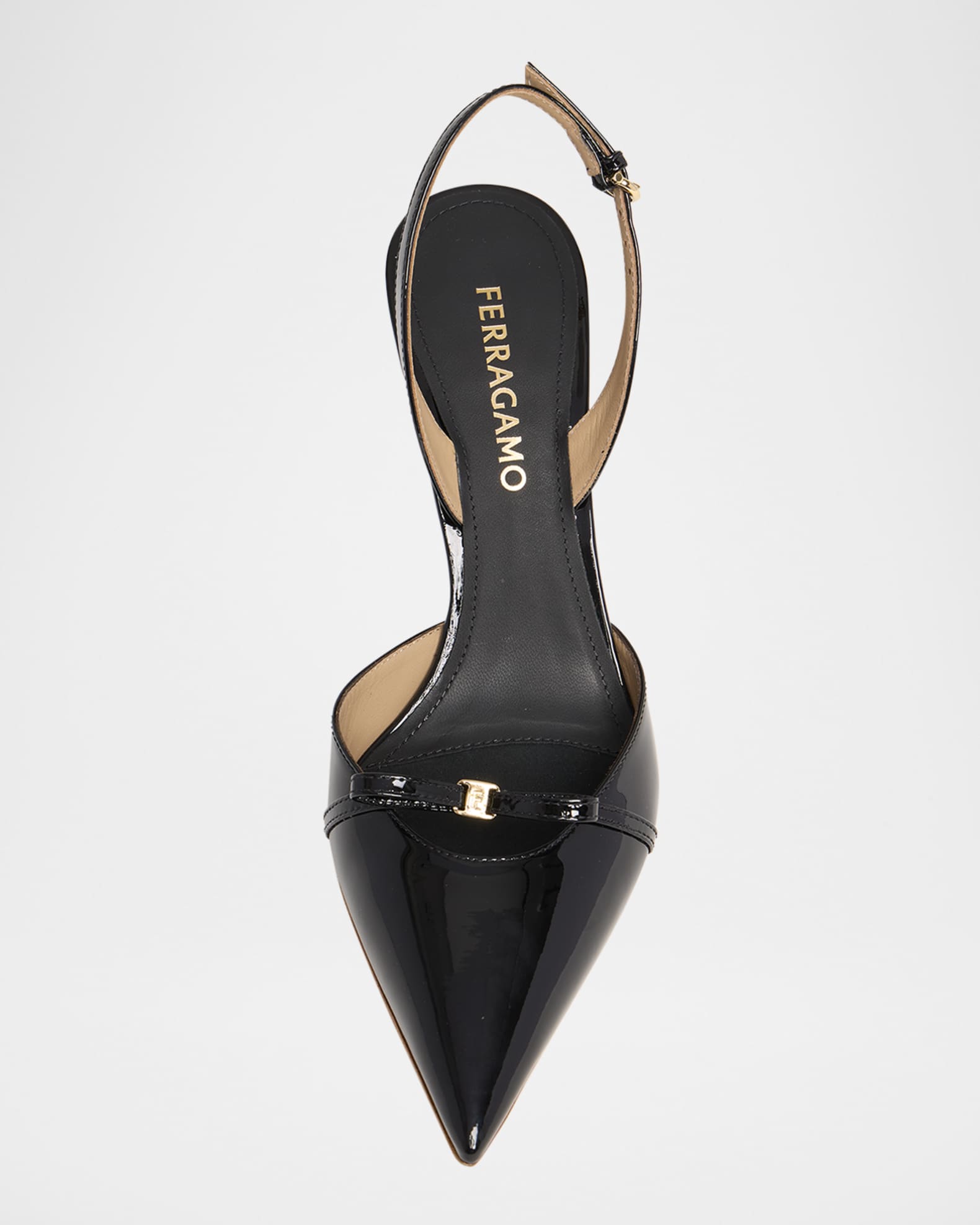 【送料&関税込】Ferragamo Gylla Slingback Pumps Ferragamo Gylla Patent Bow Slingback Pumps | Neiman Marcus