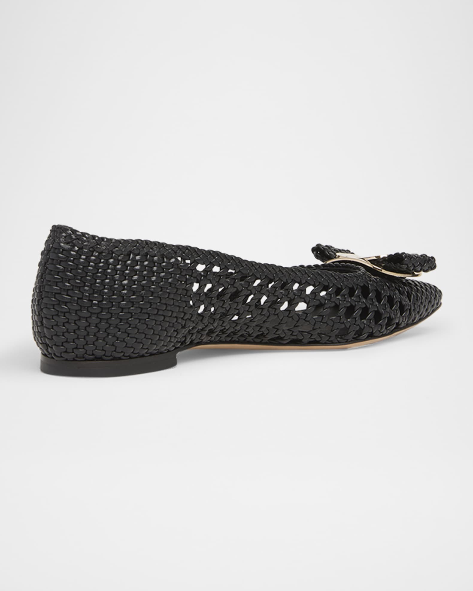 Zea Woven Buckle Ballerina Flats 1