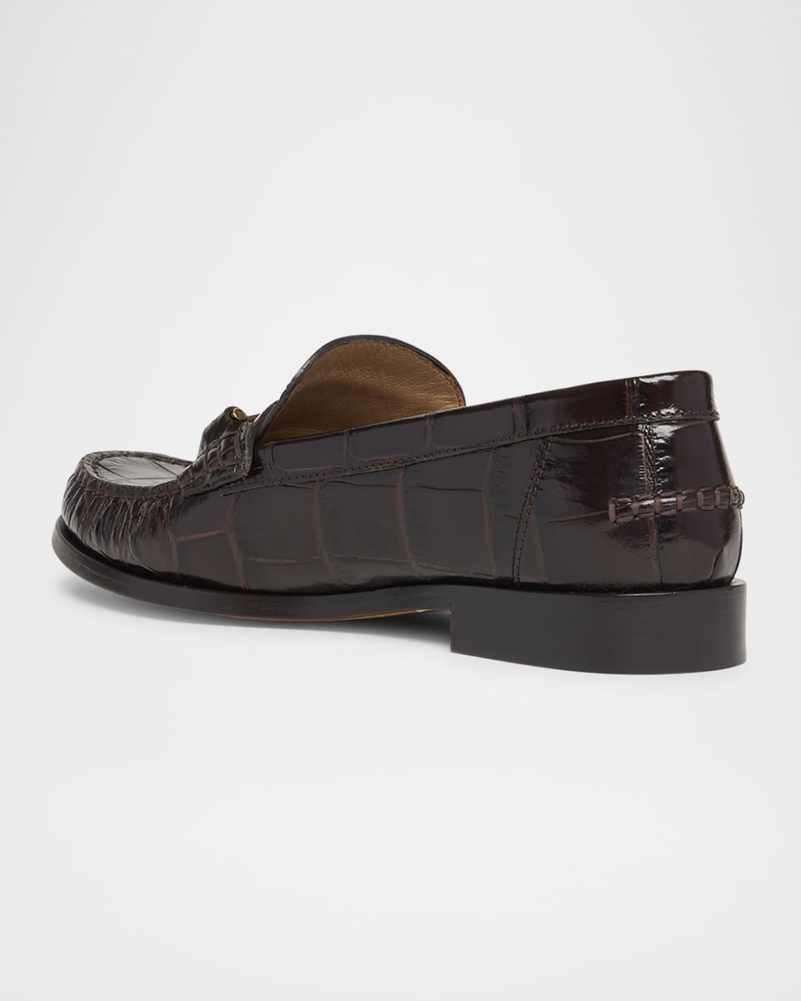 Harry Croco Bit Loafers