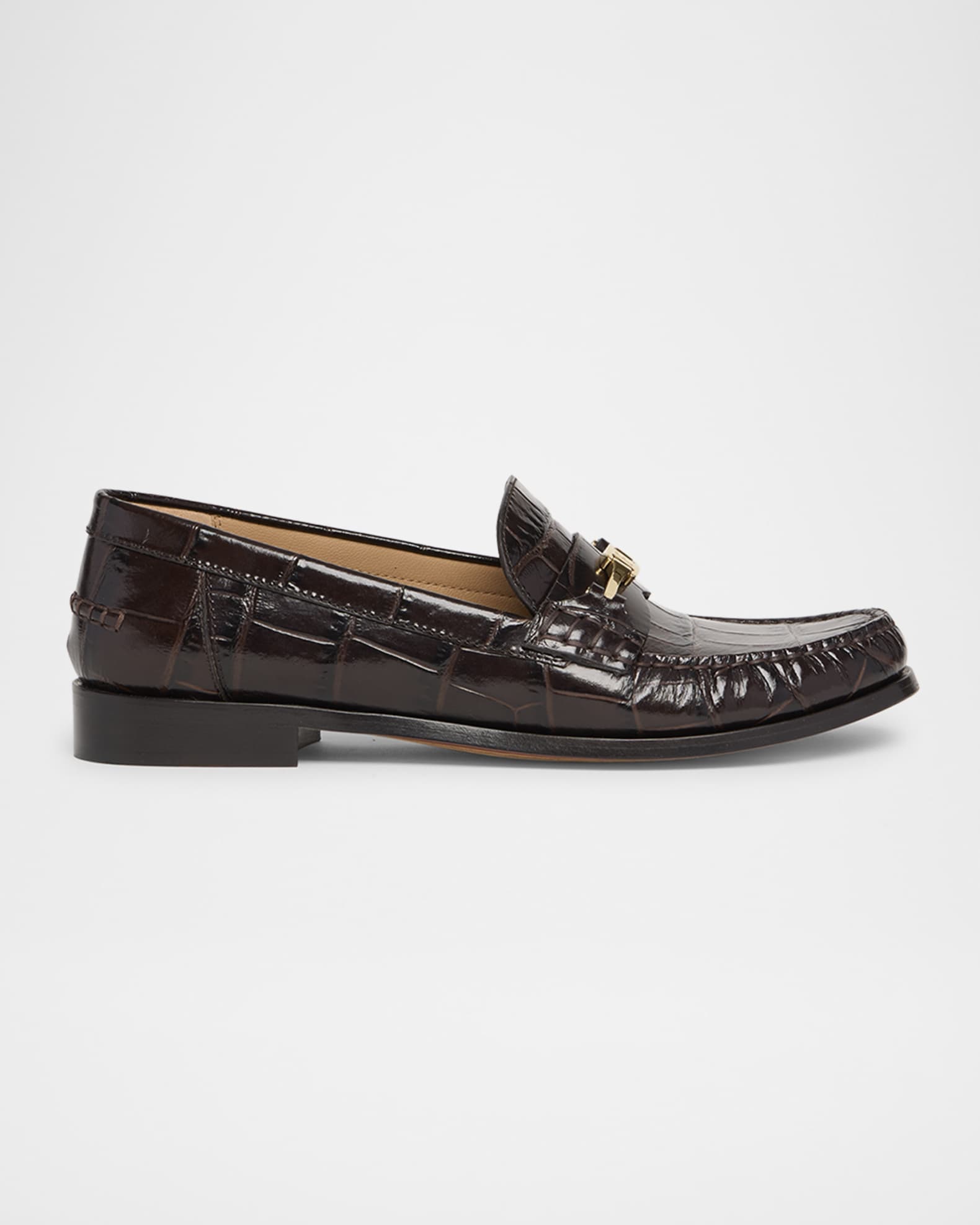 Harry Croco Bit Loafers
