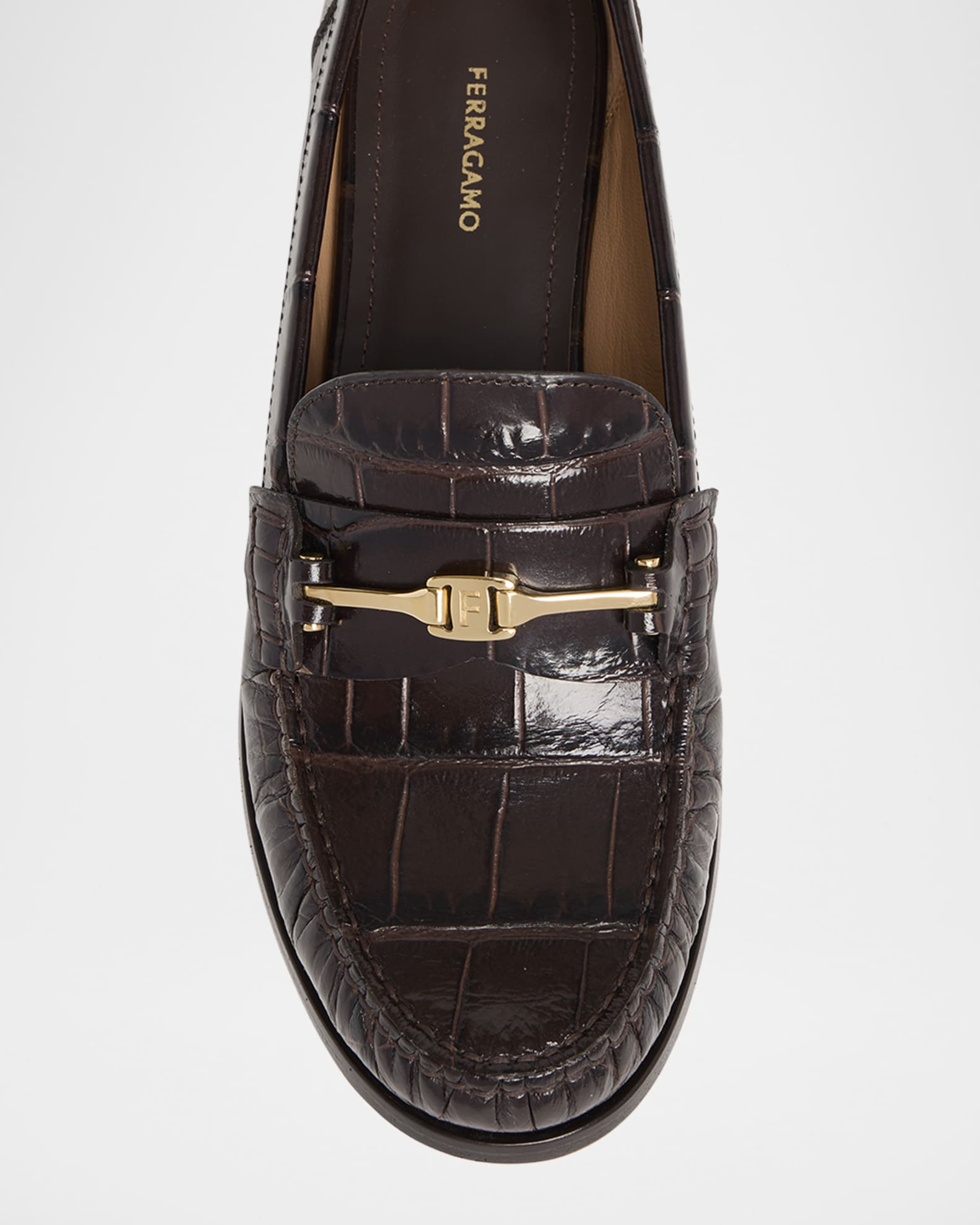 Harry Croco Bit Loafers