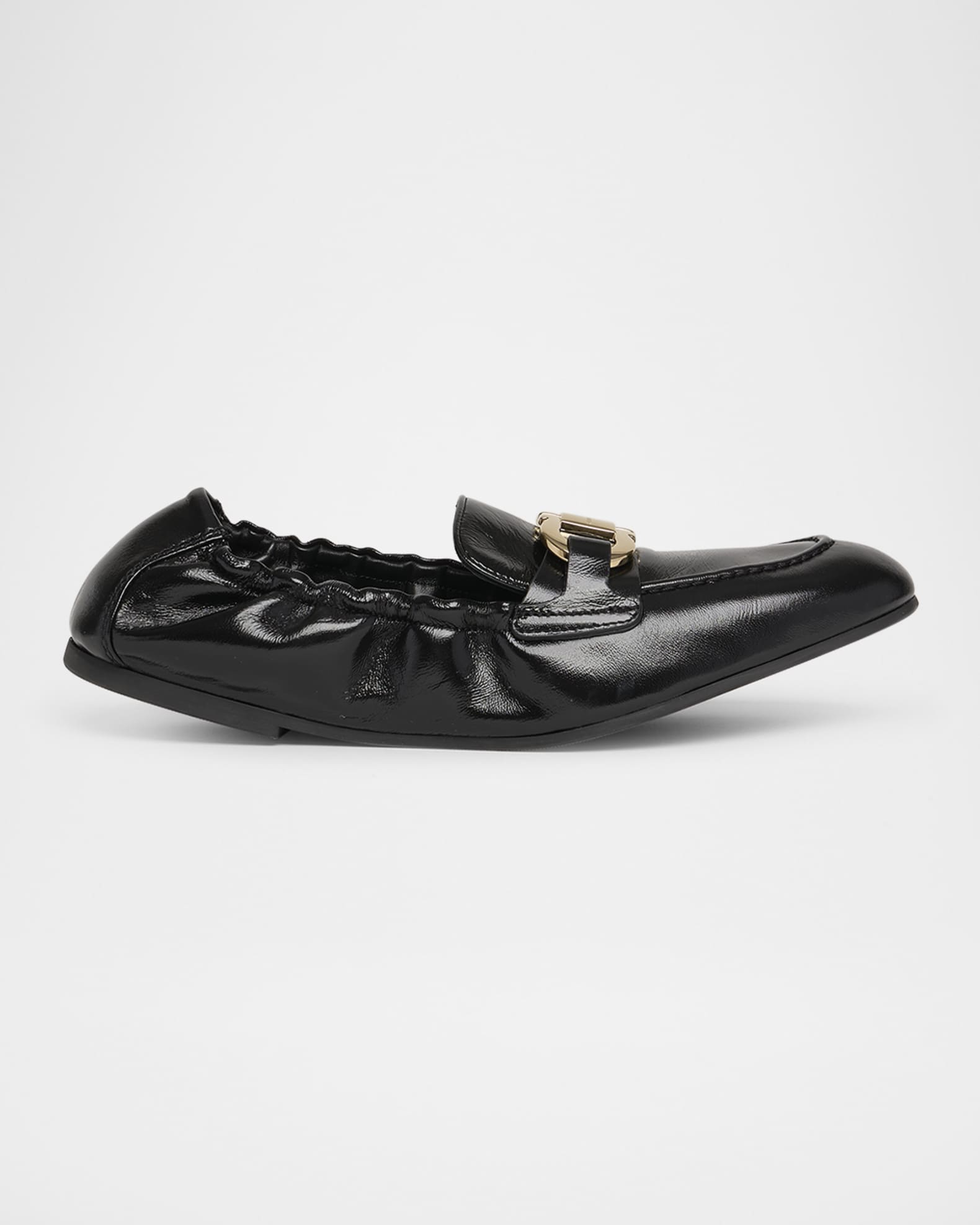 ローファー・オックスフォード Salvatore Ferragamo JODIE Loafers loafer in black leather Ferragamo Jodie Leather Gancio Loafers | Neiman Marcus
