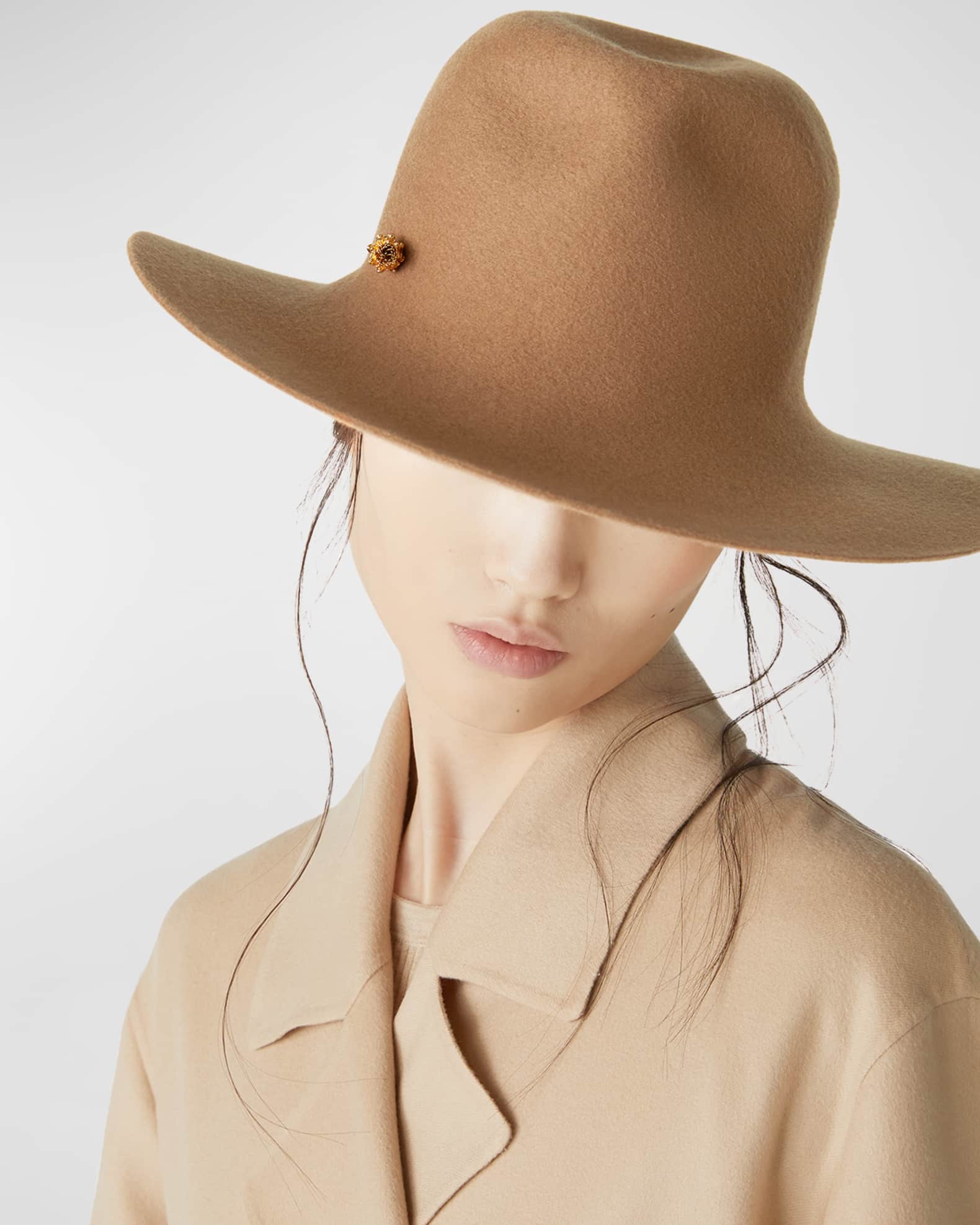 Evelyn Cashmere Felt Hat 1