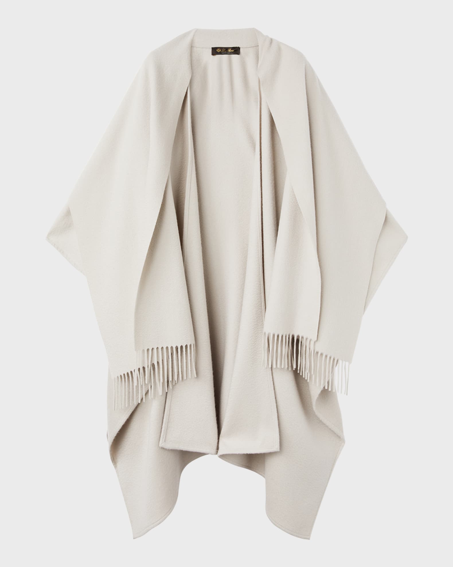 Daisy Fringed Cashmere Cape  0