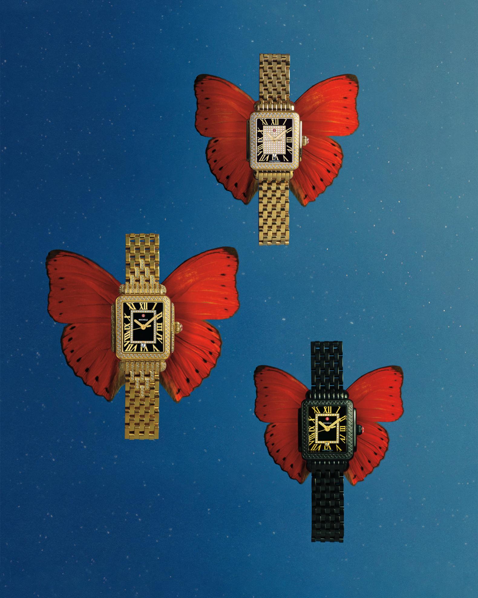 Vex Michele gold watch MICHELE Special Edition Deco Madison Noir Dial Gold Diamond  main image 2