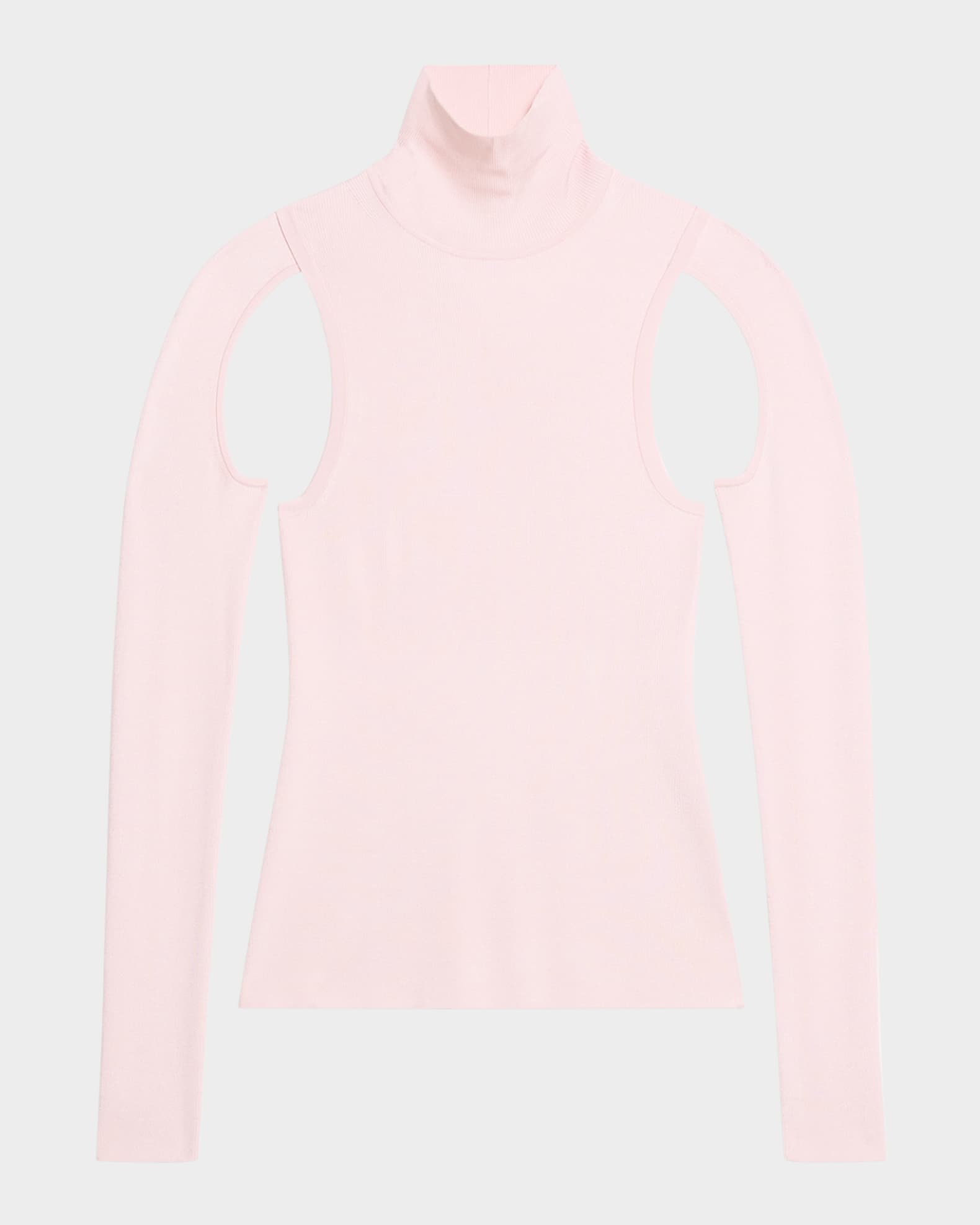 Helmut Lang Air Cut Out Turtleneck Top Neiman Marcus