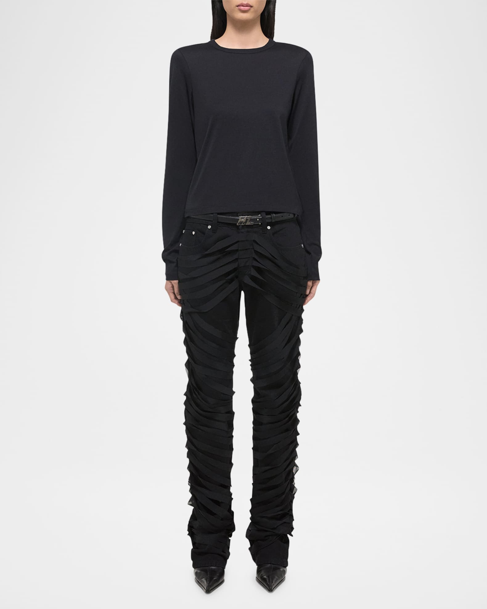 Slim Long-Sleeve Logo Tee 1