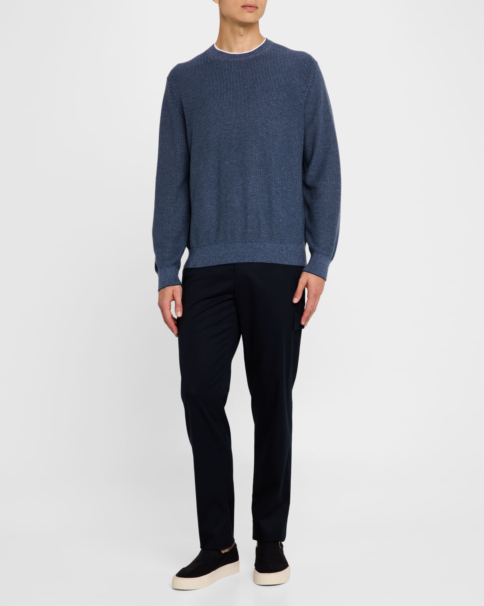 Men's Geometric Jacquard Sweater 1