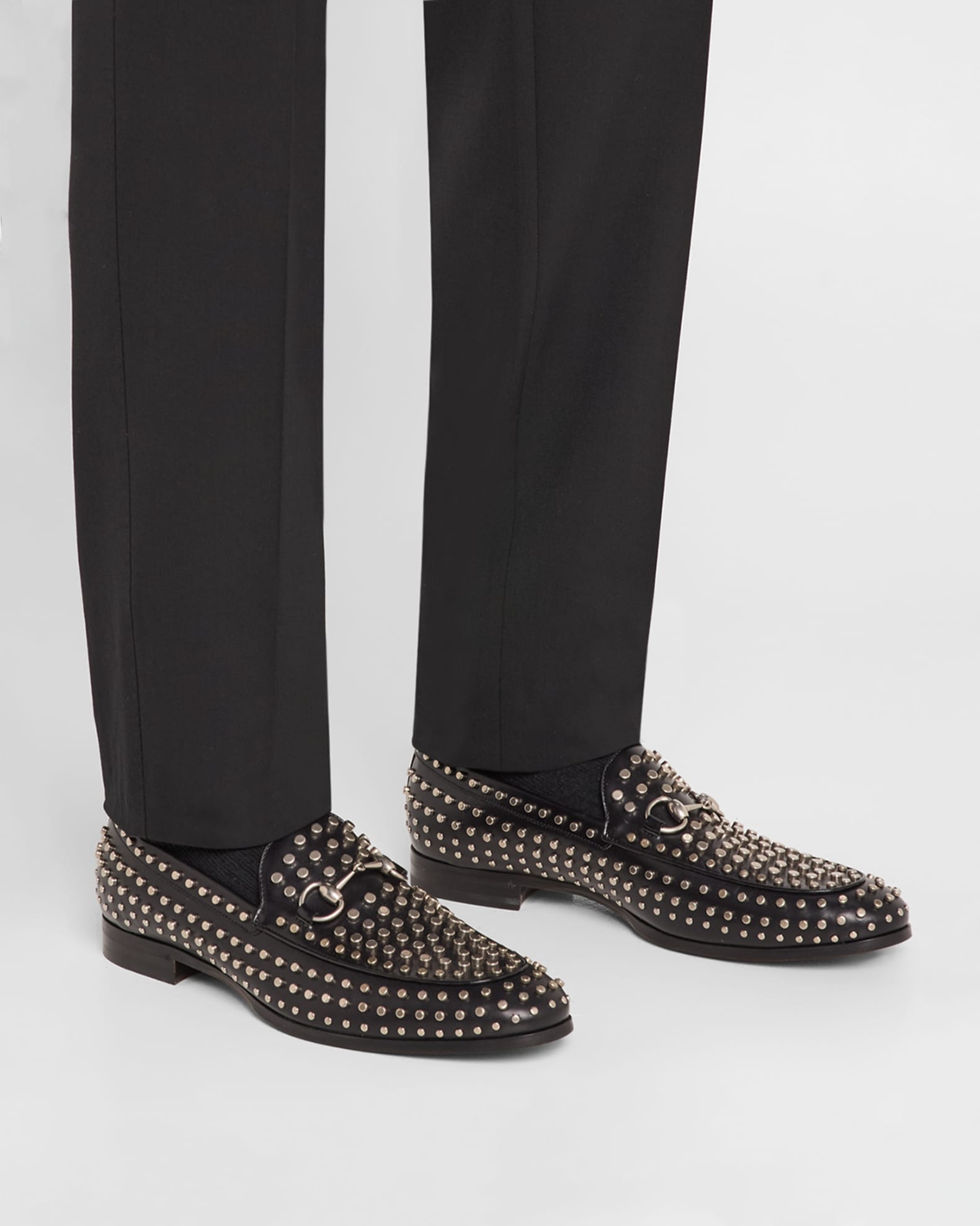 Men's Gucci Horsebit Creeper Loafers 1