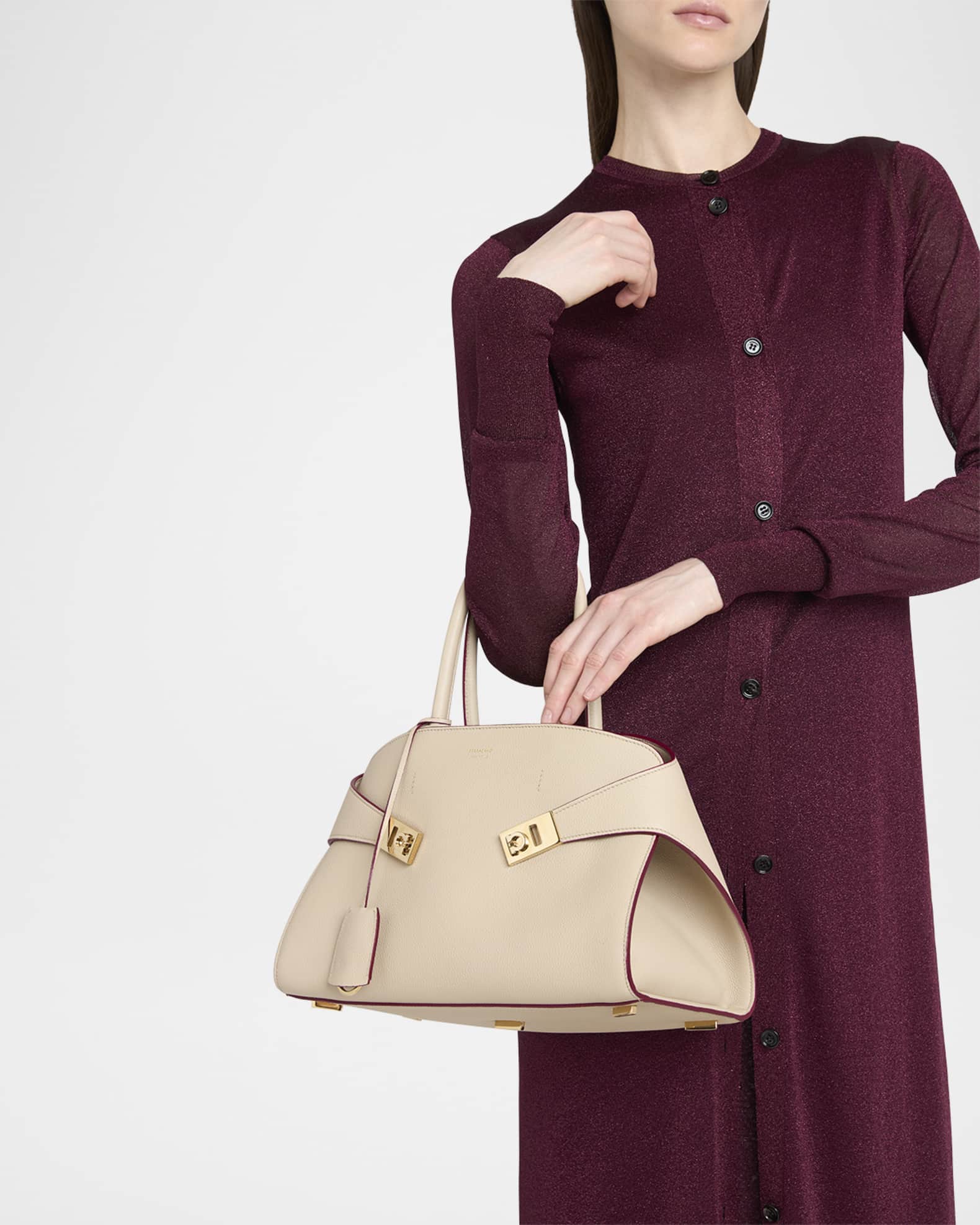 Ferragamo Medium Hug Handbag | Neiman Marcus