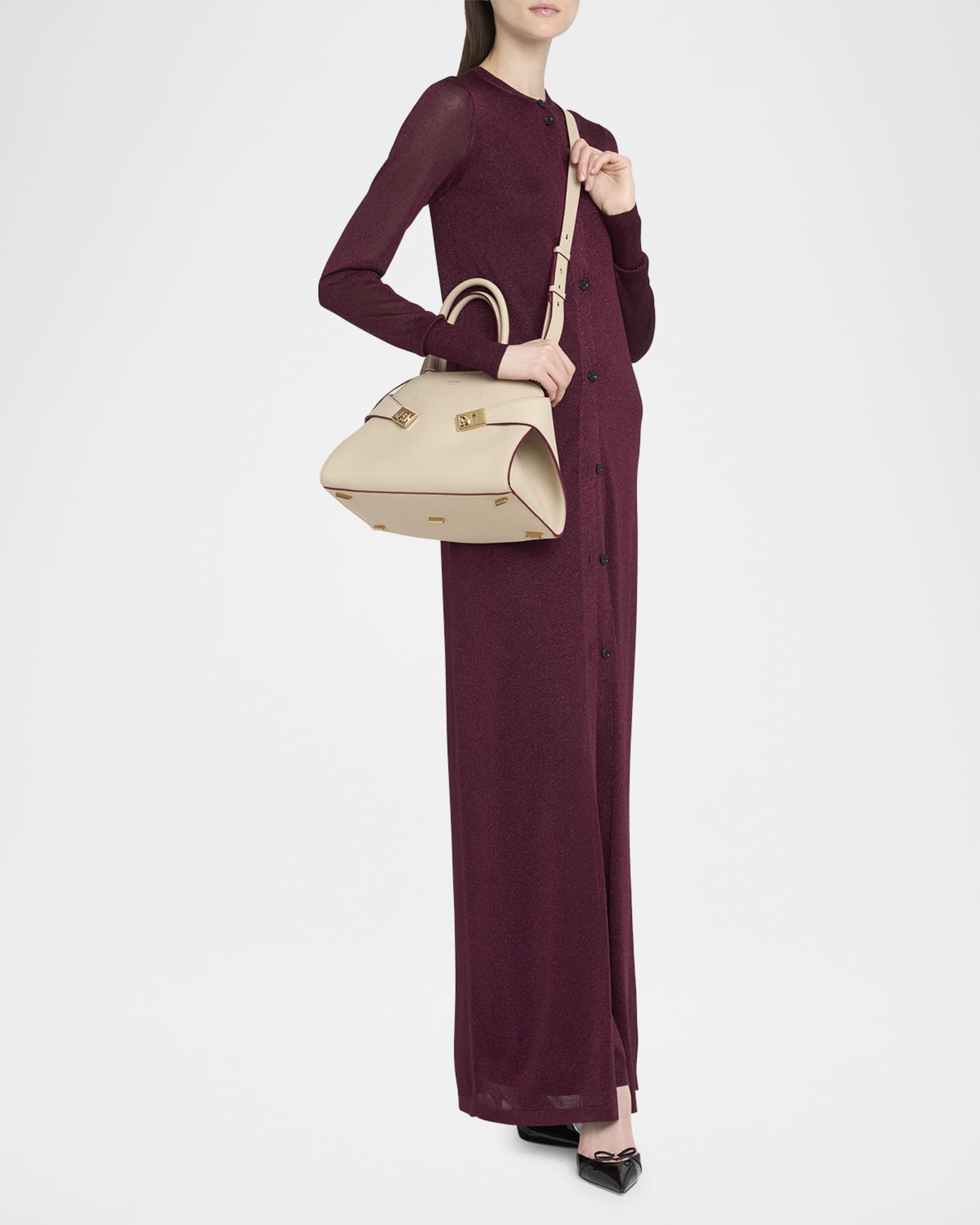 Ferragamo - ミディアムハグハンドバッグ をオンライン購入