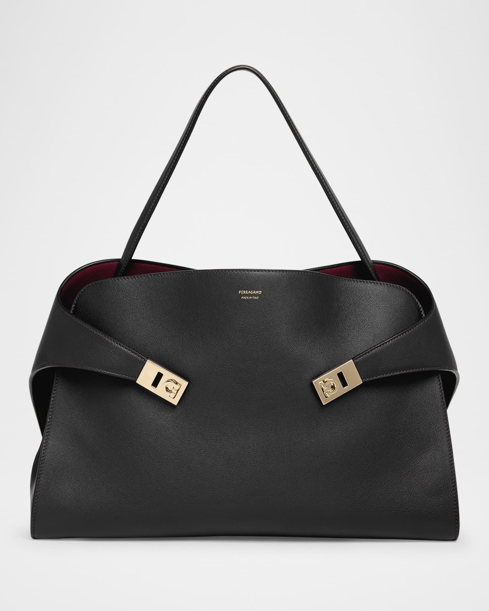 Large Hug Soft Bicolor Shoulder Bag 0