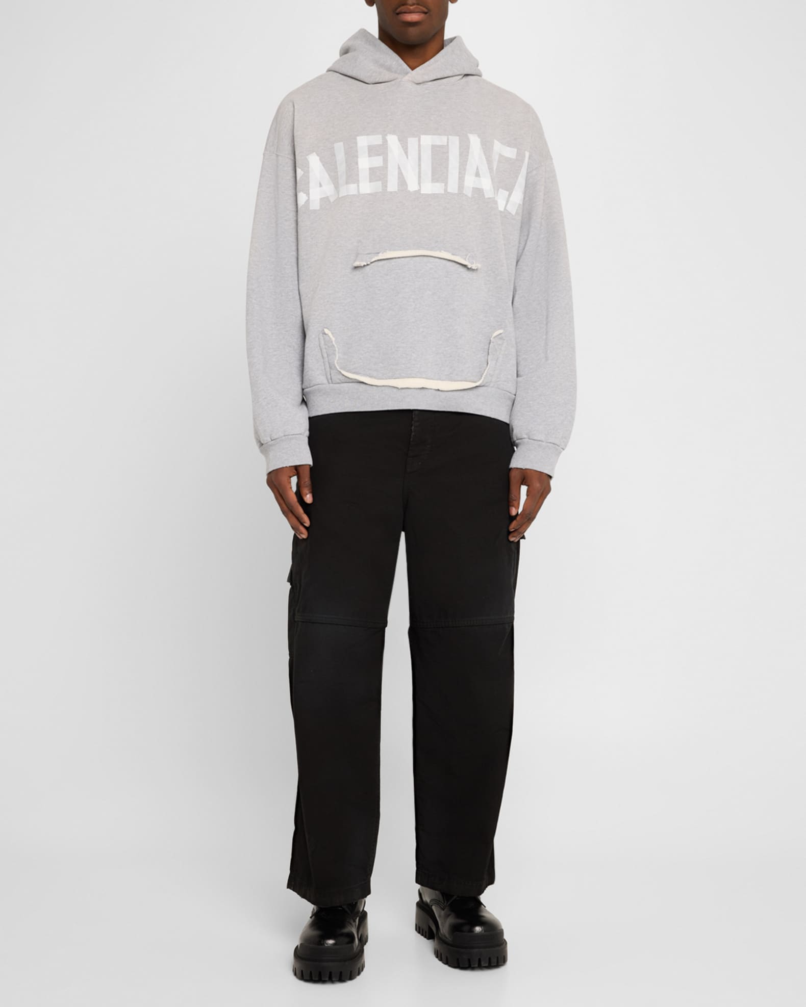 Men's Ripped Pocket Hoodie 1
