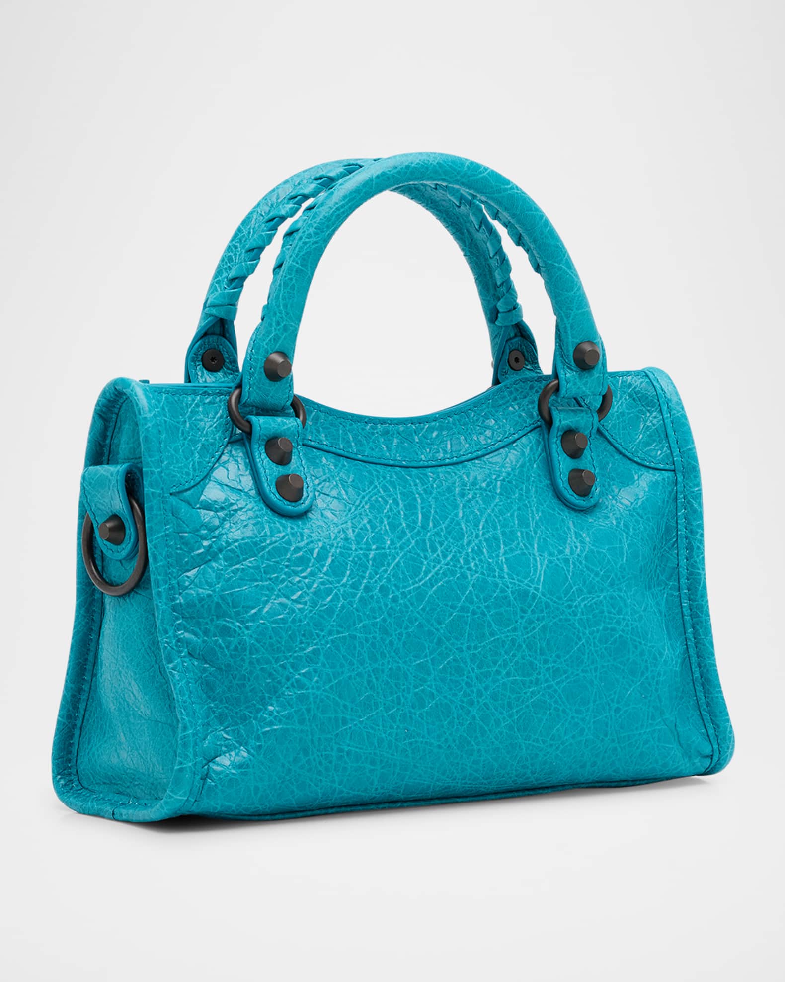 Le City Mini Leather Top Handle Bag Neiman Marcus