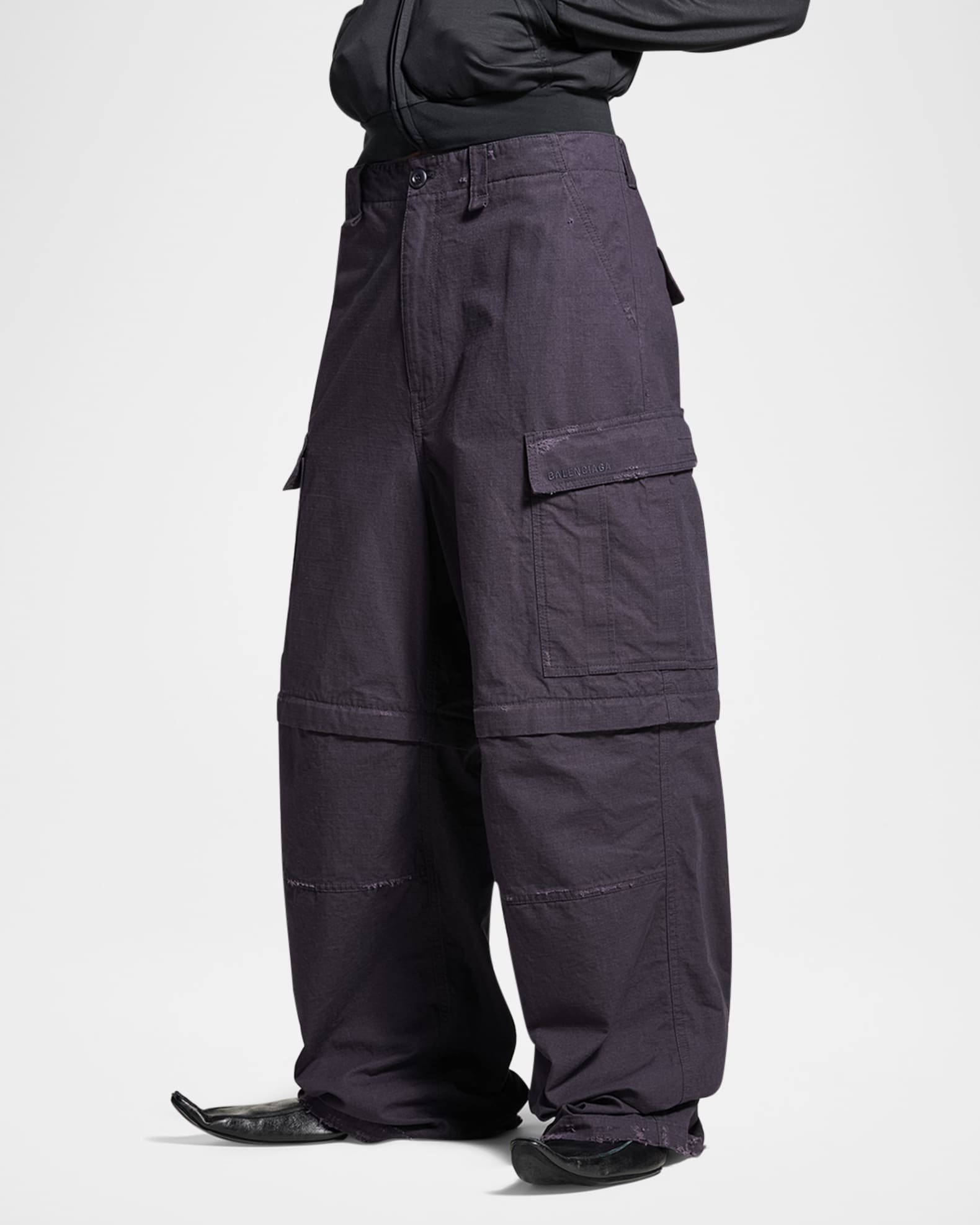 Balenciaga Men's Large Cargo Pants | Neiman Marcus