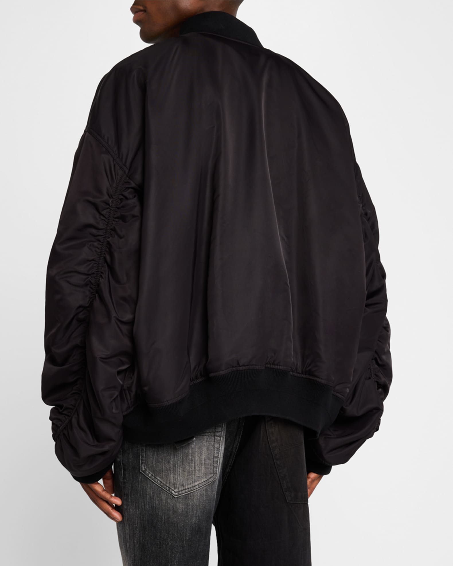 【送料&関税込】Balenciaga Shrunk Varsity Jacket Balenciaga Men's Embroidered Varsity Jacket | Neiman Marcus
