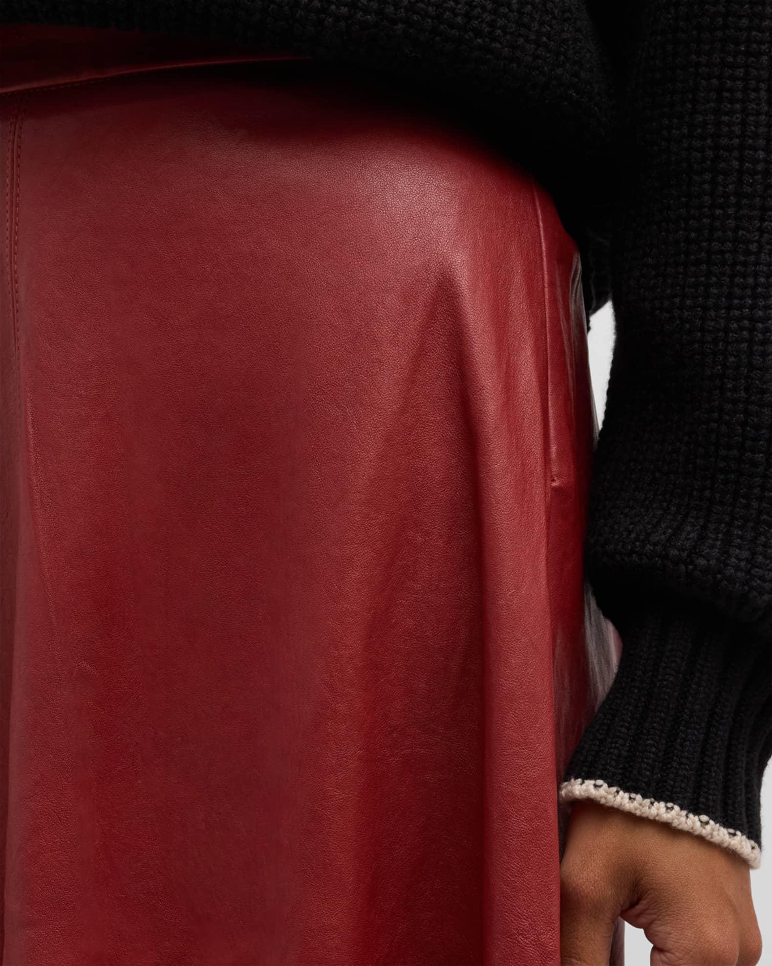 【関税＆送料込み】Brunello Cucinelli 'Paneled Circle' Skir Paneled Circle skirt for Woman in Black | Brunello Cucinelli