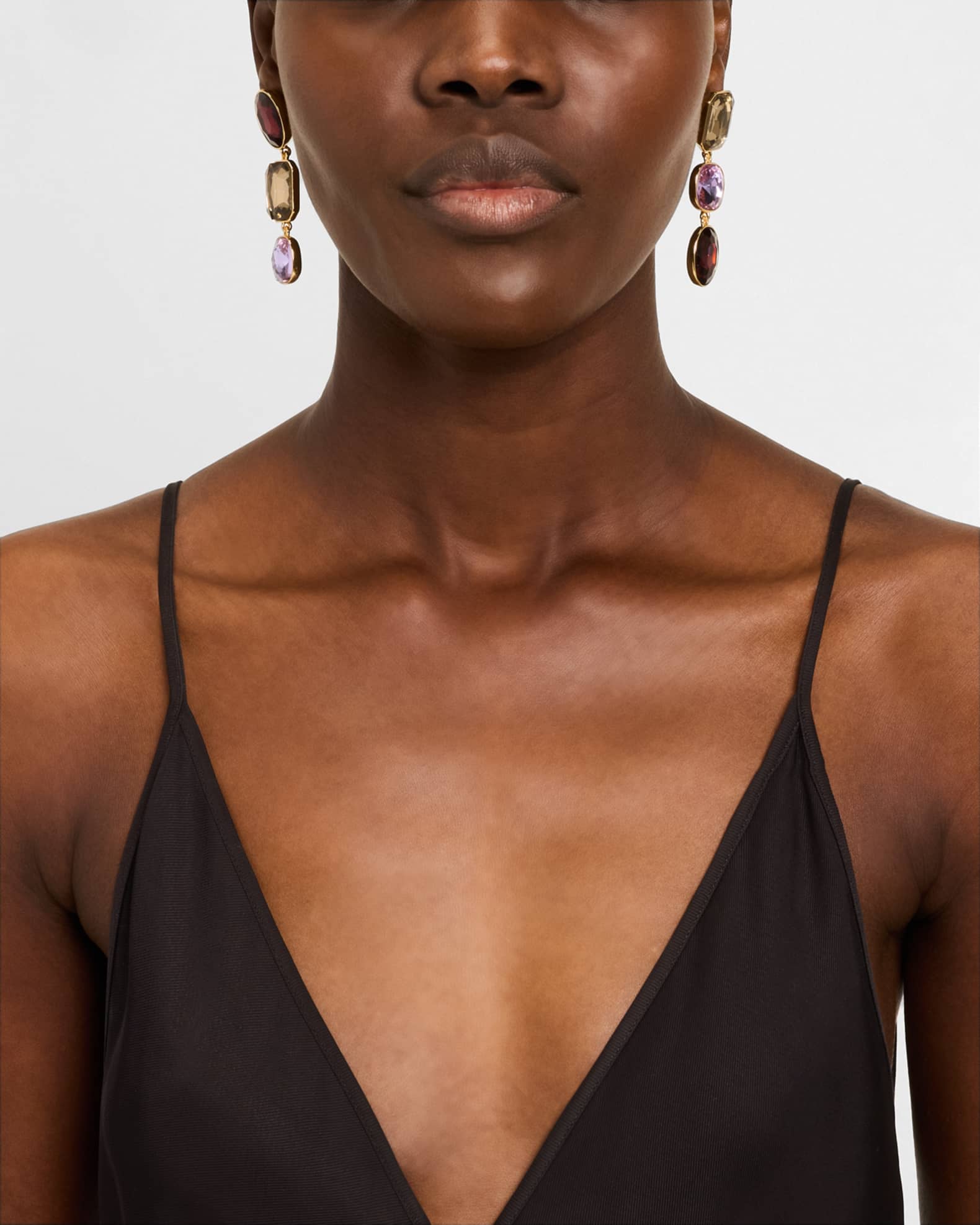 Greenwich Triple Drop Earrings