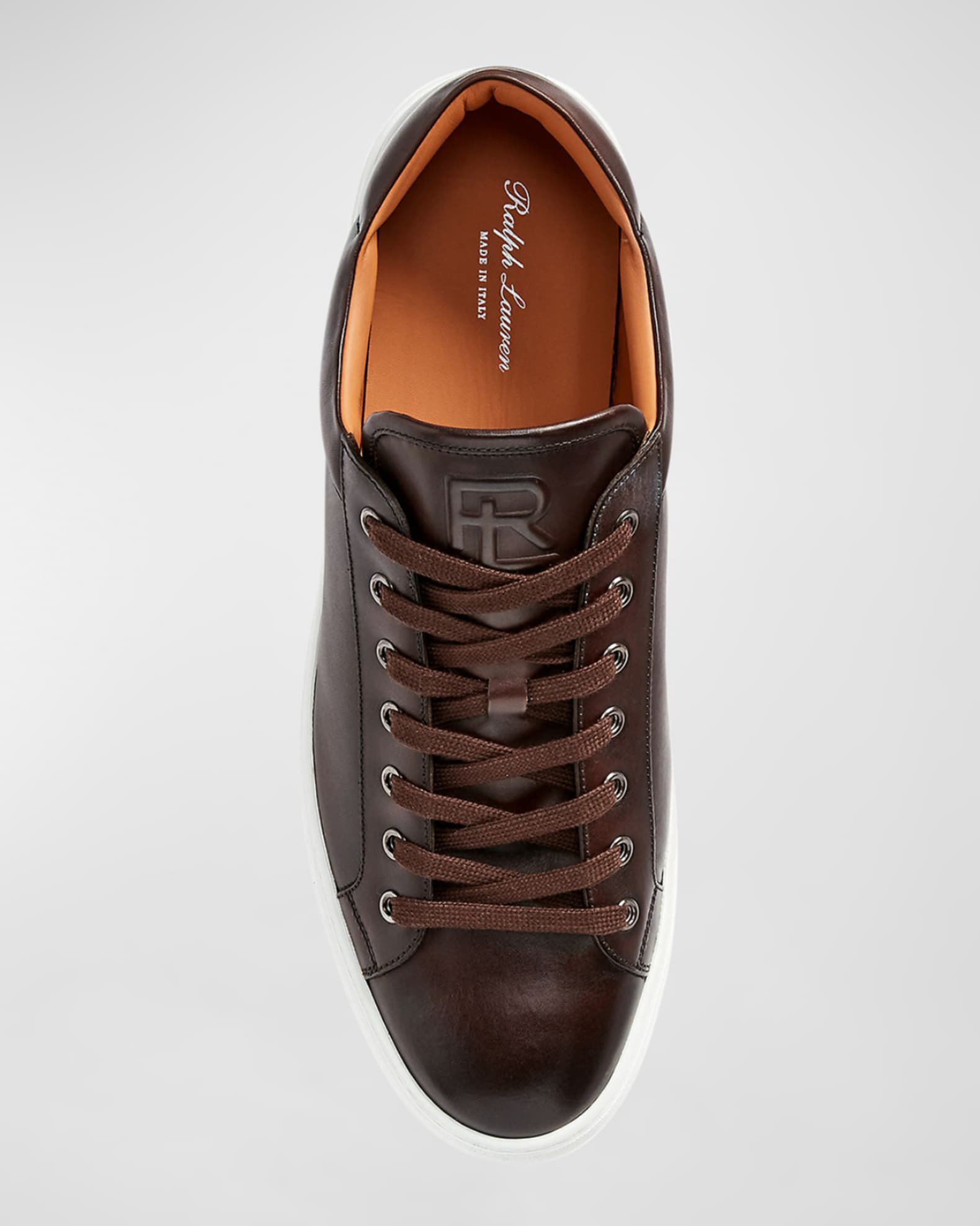Ralph Lauren Purple Label Men s Calfskin Low Top Sneakers Neiman Marcus
