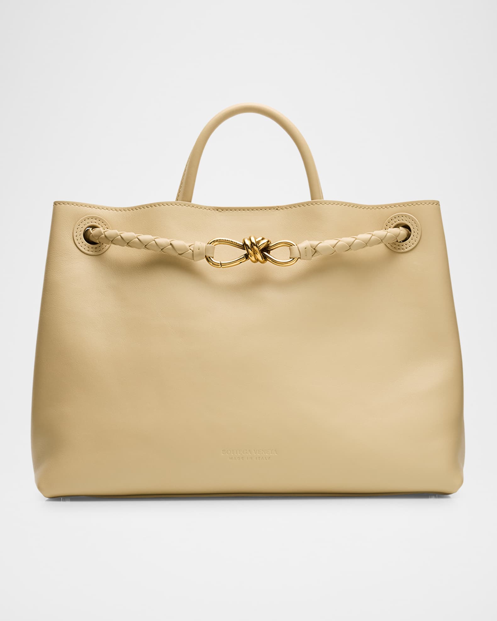 Andiamo Medium Leather Tote Bag 0