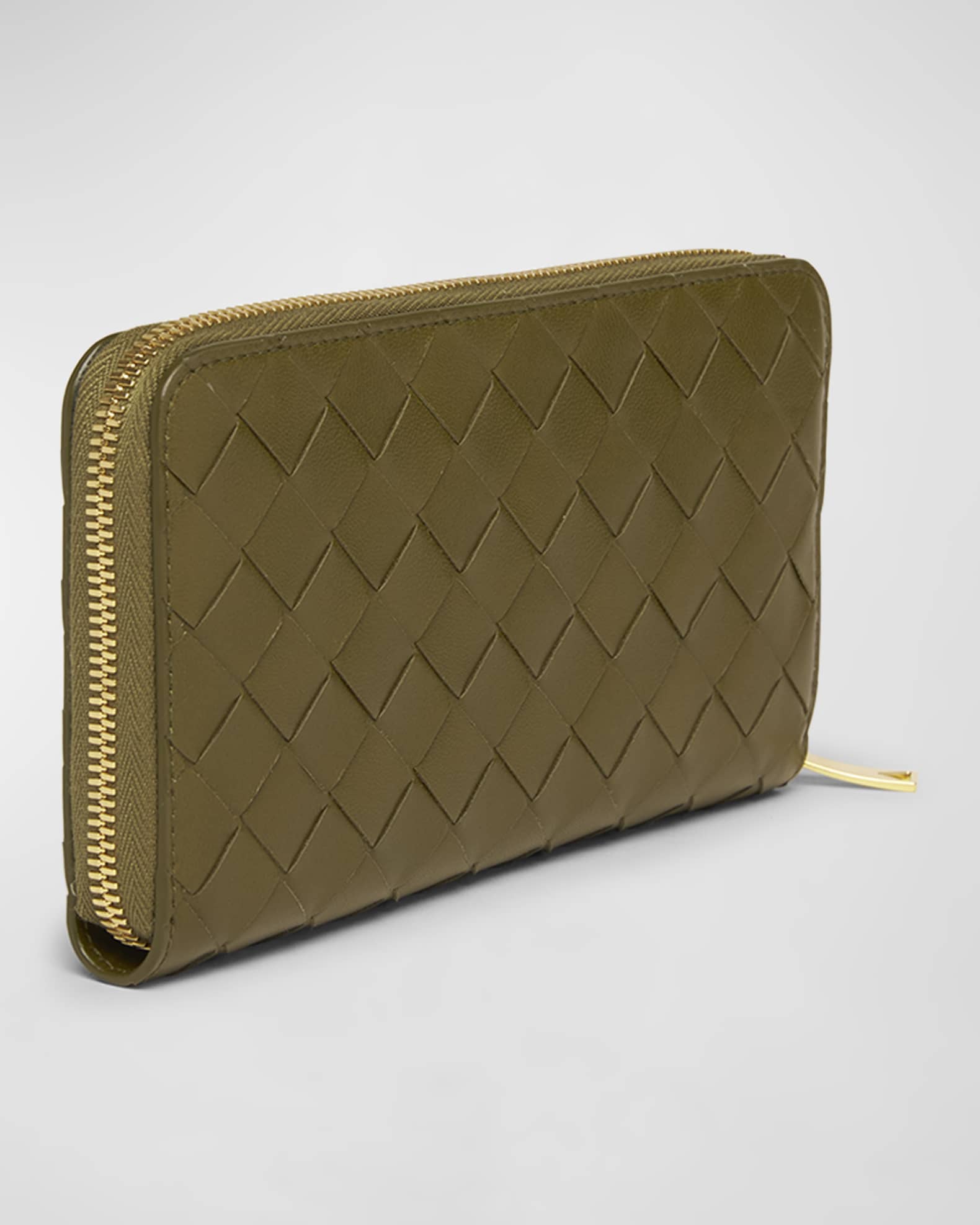 Bottega Veneta Large Zip Continental Wallet | Neiman Marcus