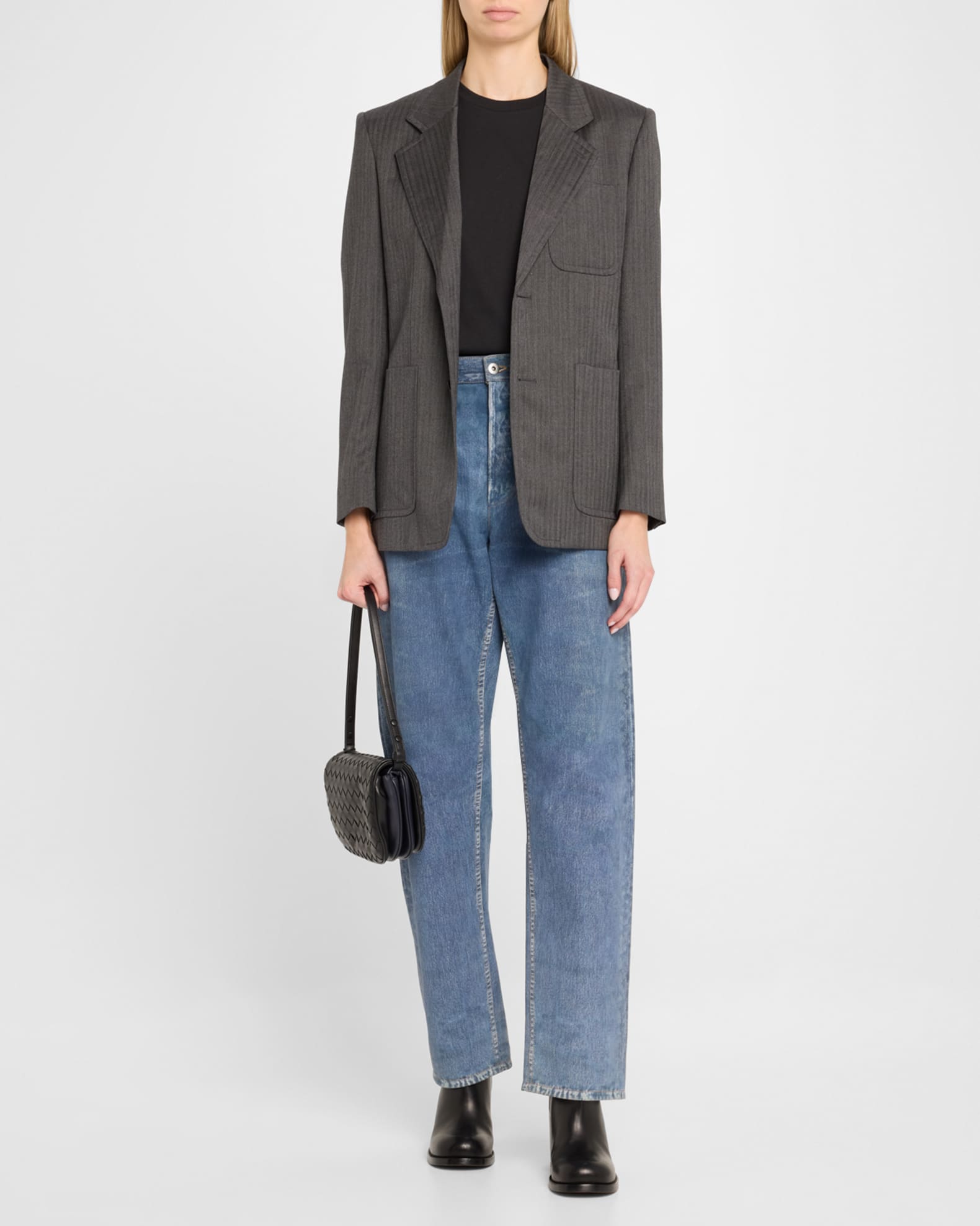 Bottega Veneta Puff Pouch Bag with Strap | Neiman Marcus
