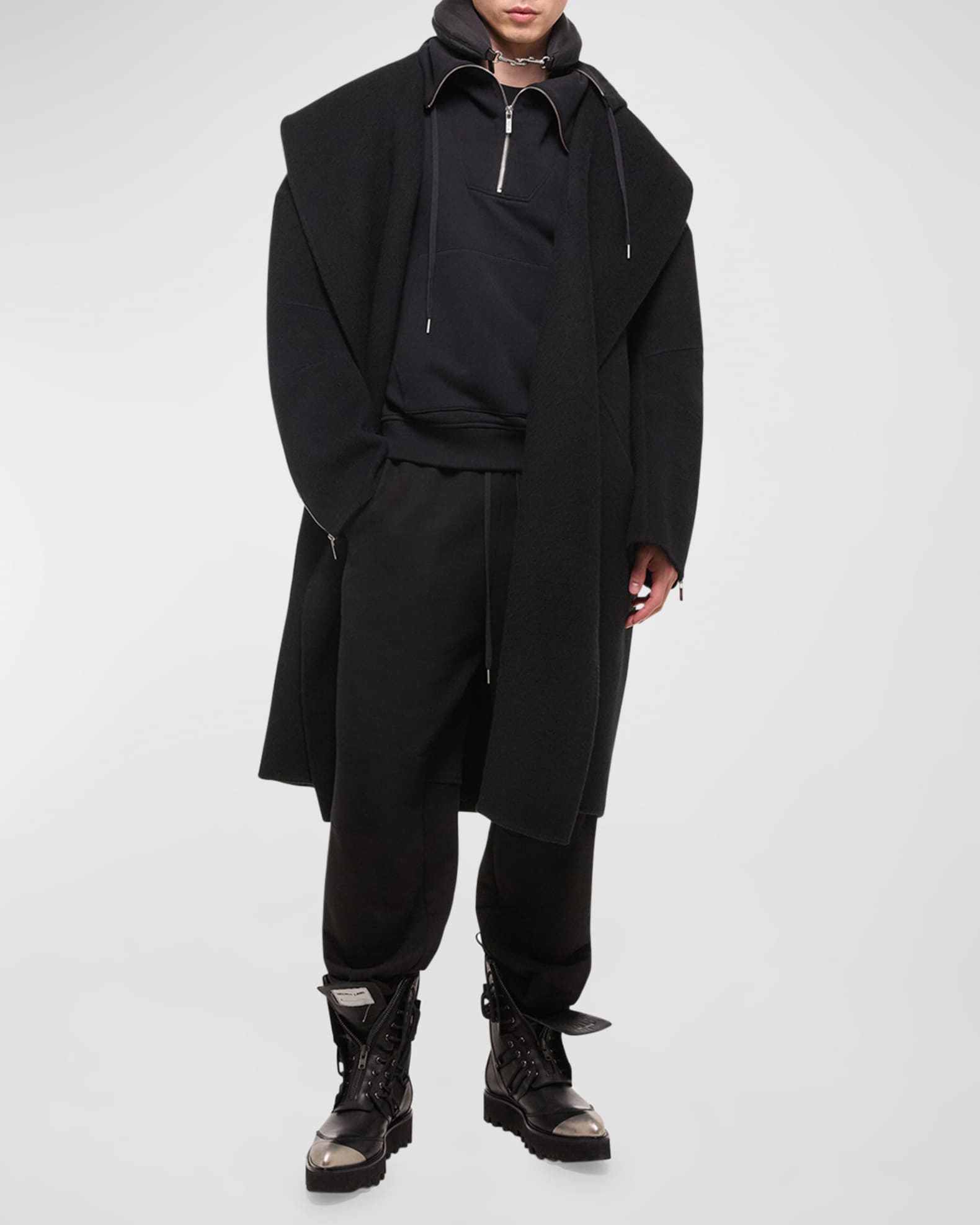 Men s Apex Wool Cocoon Coat